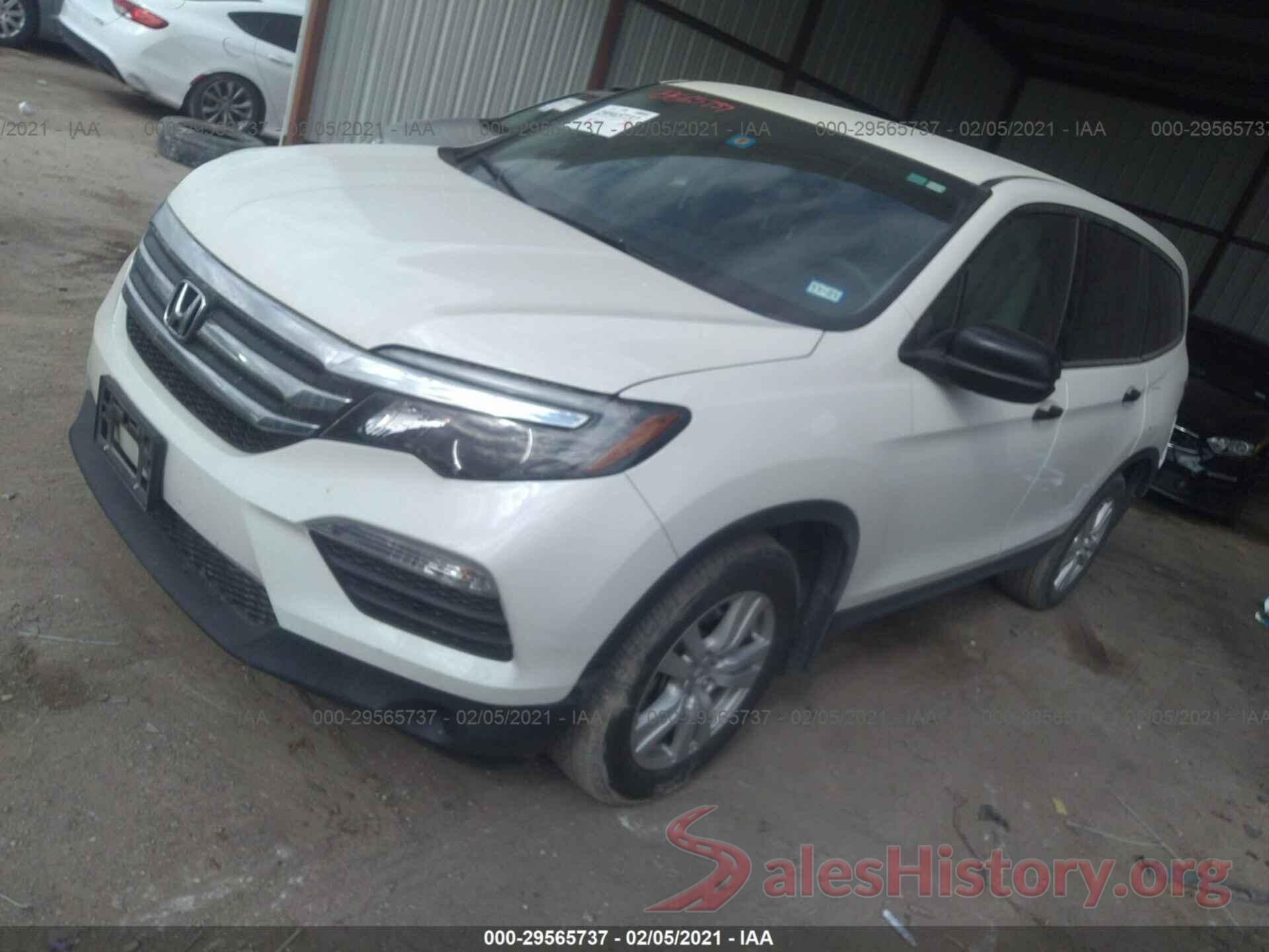 5FNYF5H1XHB033564 2017 HONDA PILOT