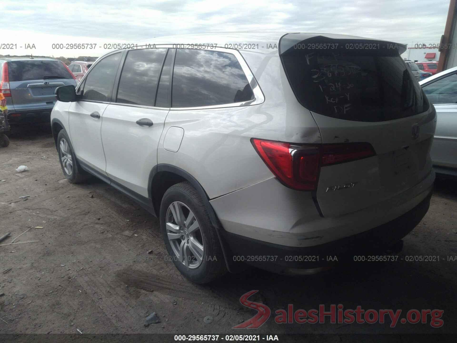 5FNYF5H1XHB033564 2017 HONDA PILOT