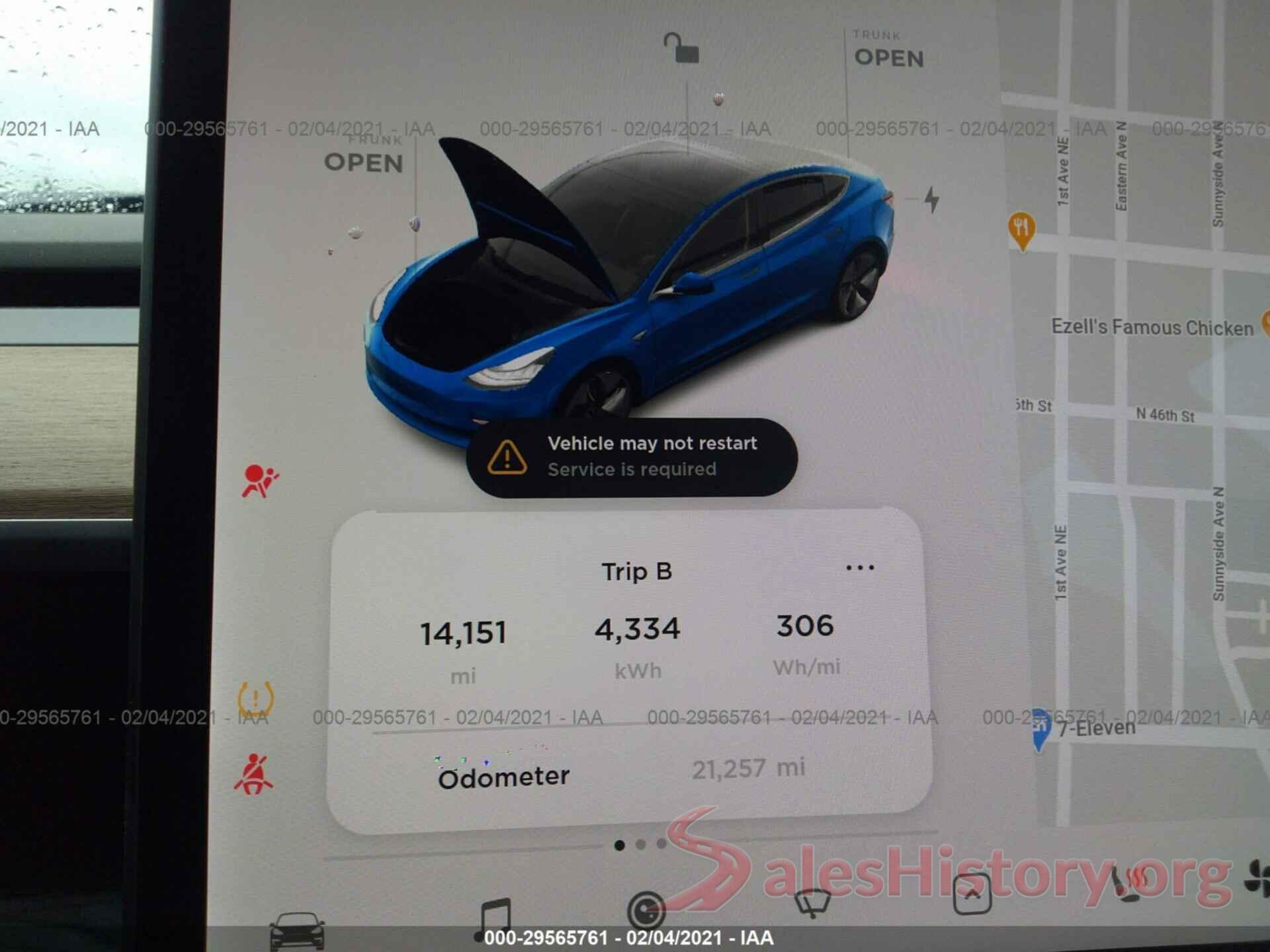 5YJ3E1EA6JF102542 2018 TESLA MODEL 3