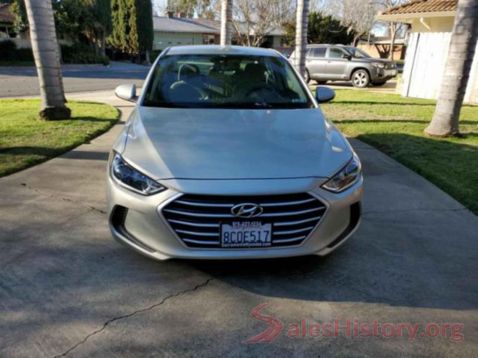 KMHD84LF0JU592250 2018 HYUNDAI ELANTRA