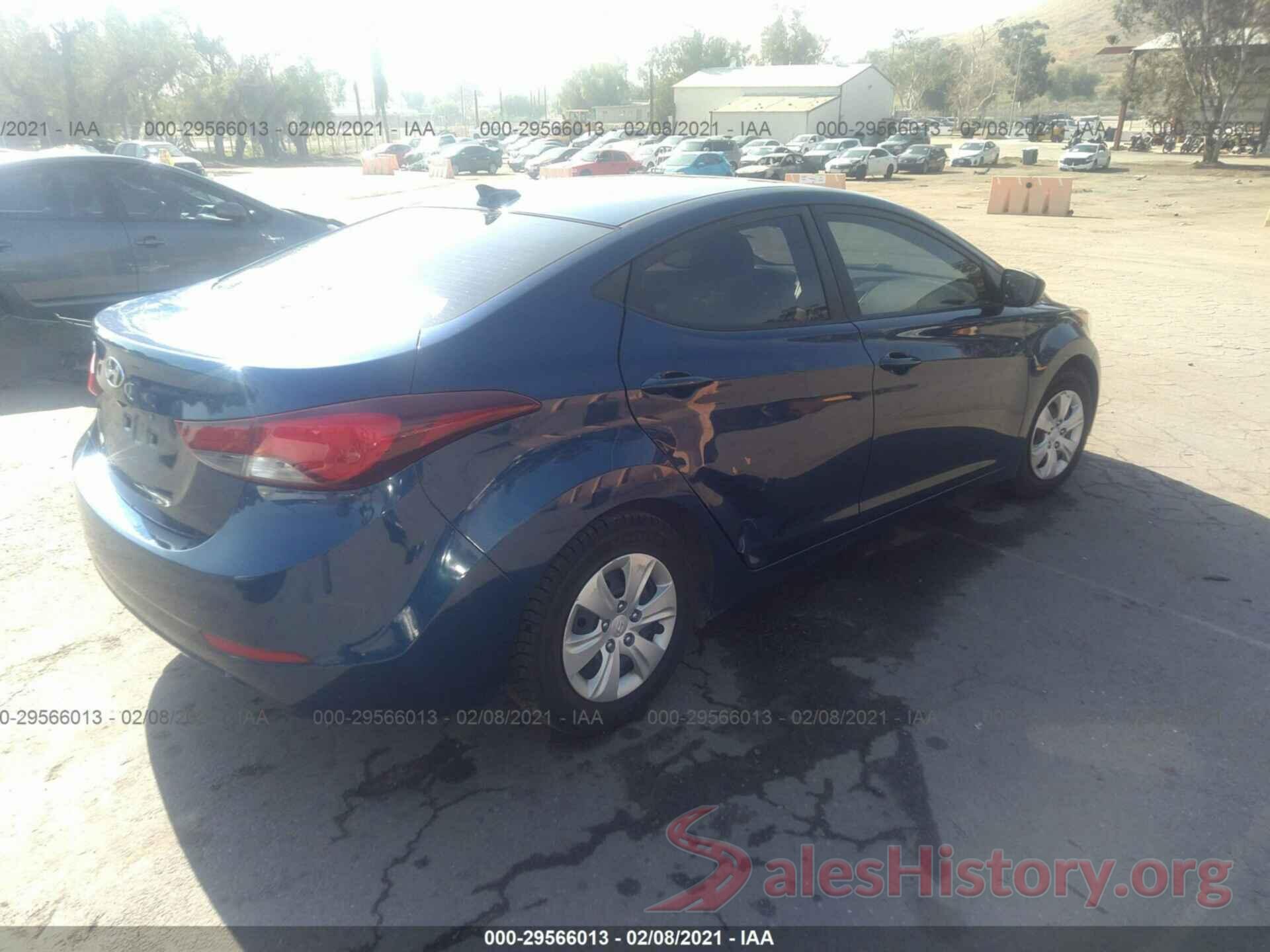 5NPDH4AE1GH756820 2016 HYUNDAI ELANTRA