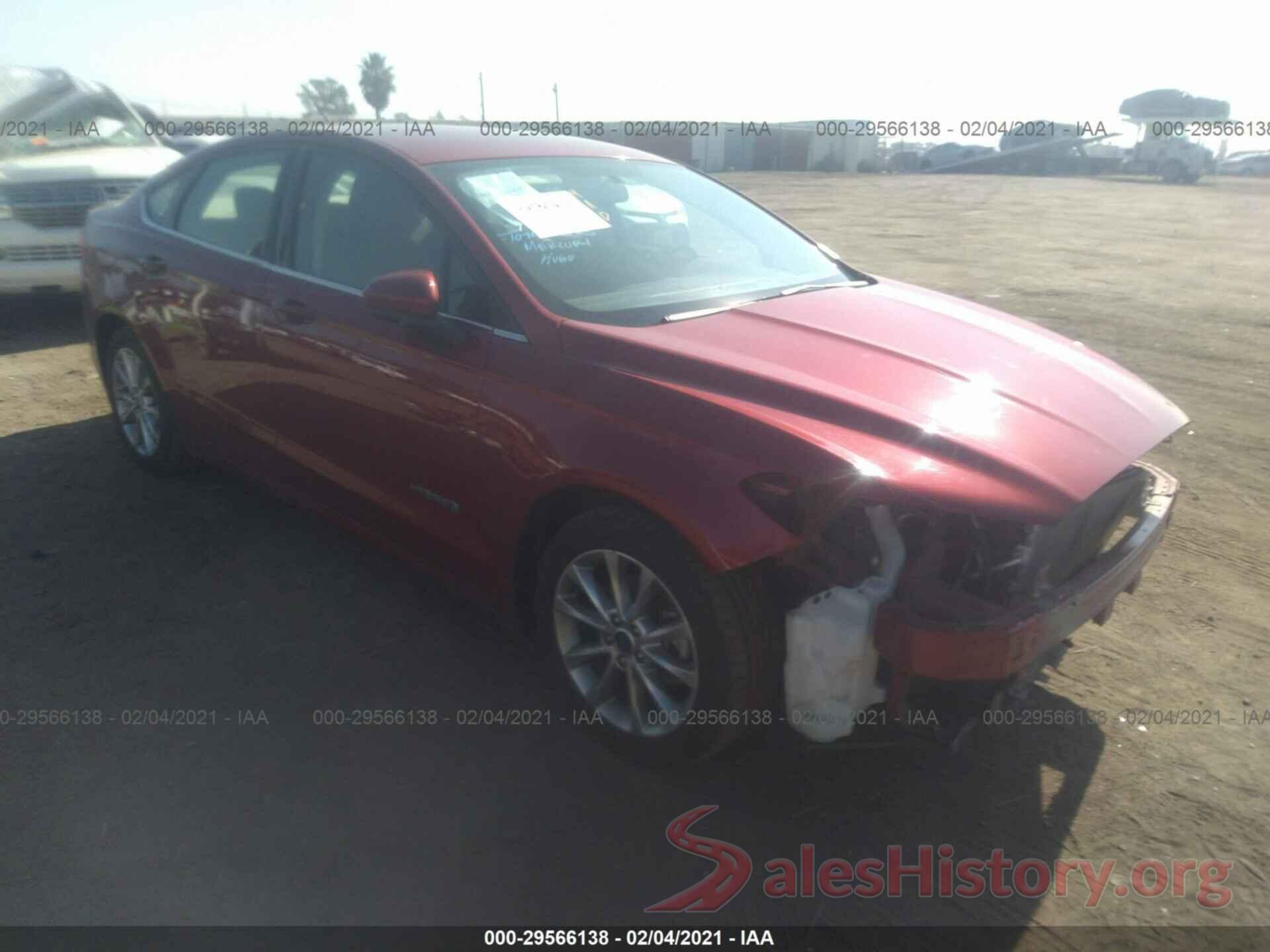 3FA6P0LU3HR209173 2017 FORD FUSION