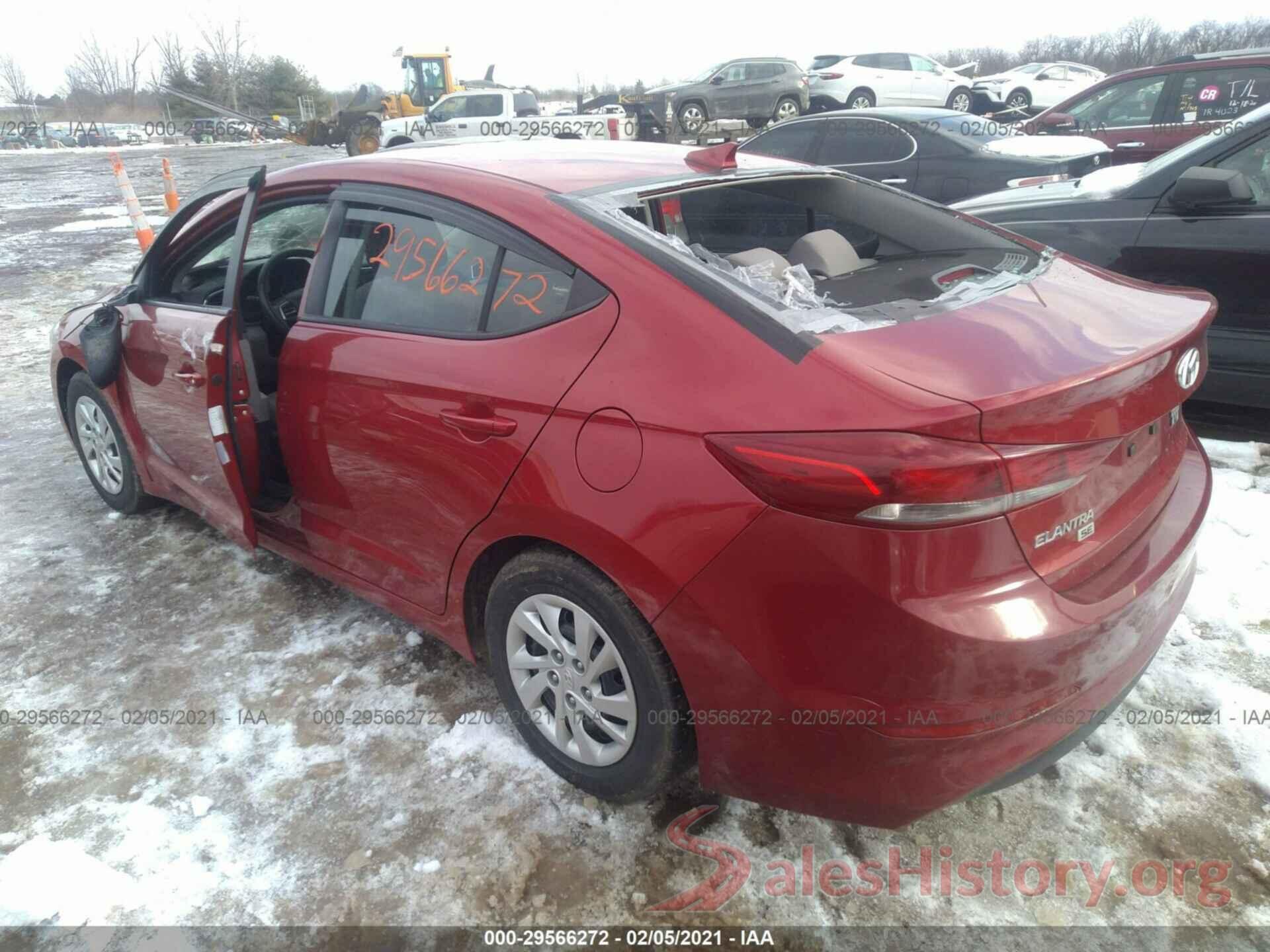 5NPD74LF0HH183032 2017 HYUNDAI ELANTRA