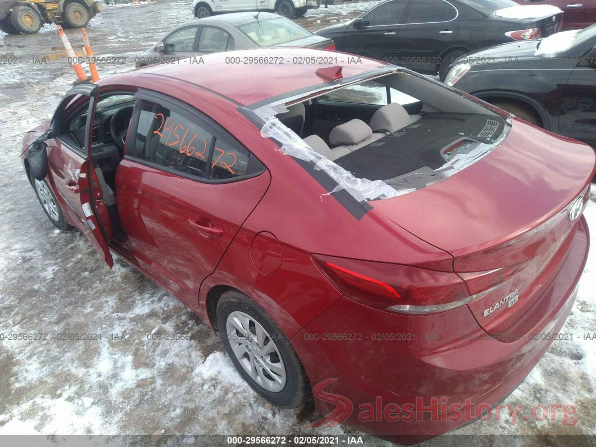 5NPD74LF0HH183032 2017 HYUNDAI ELANTRA