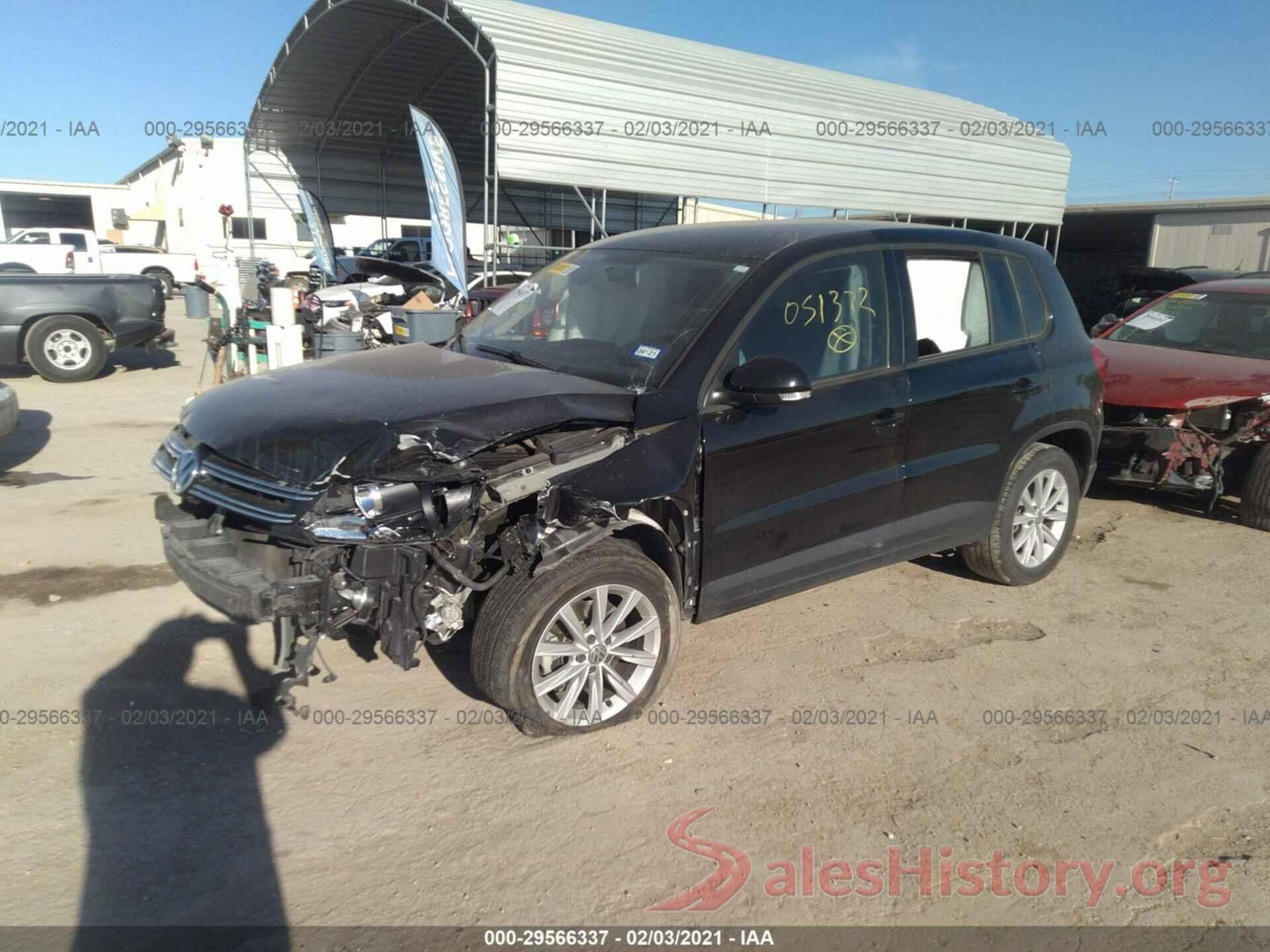 WVGBV7AX1HK051372 2017 VOLKSWAGEN TIGUAN