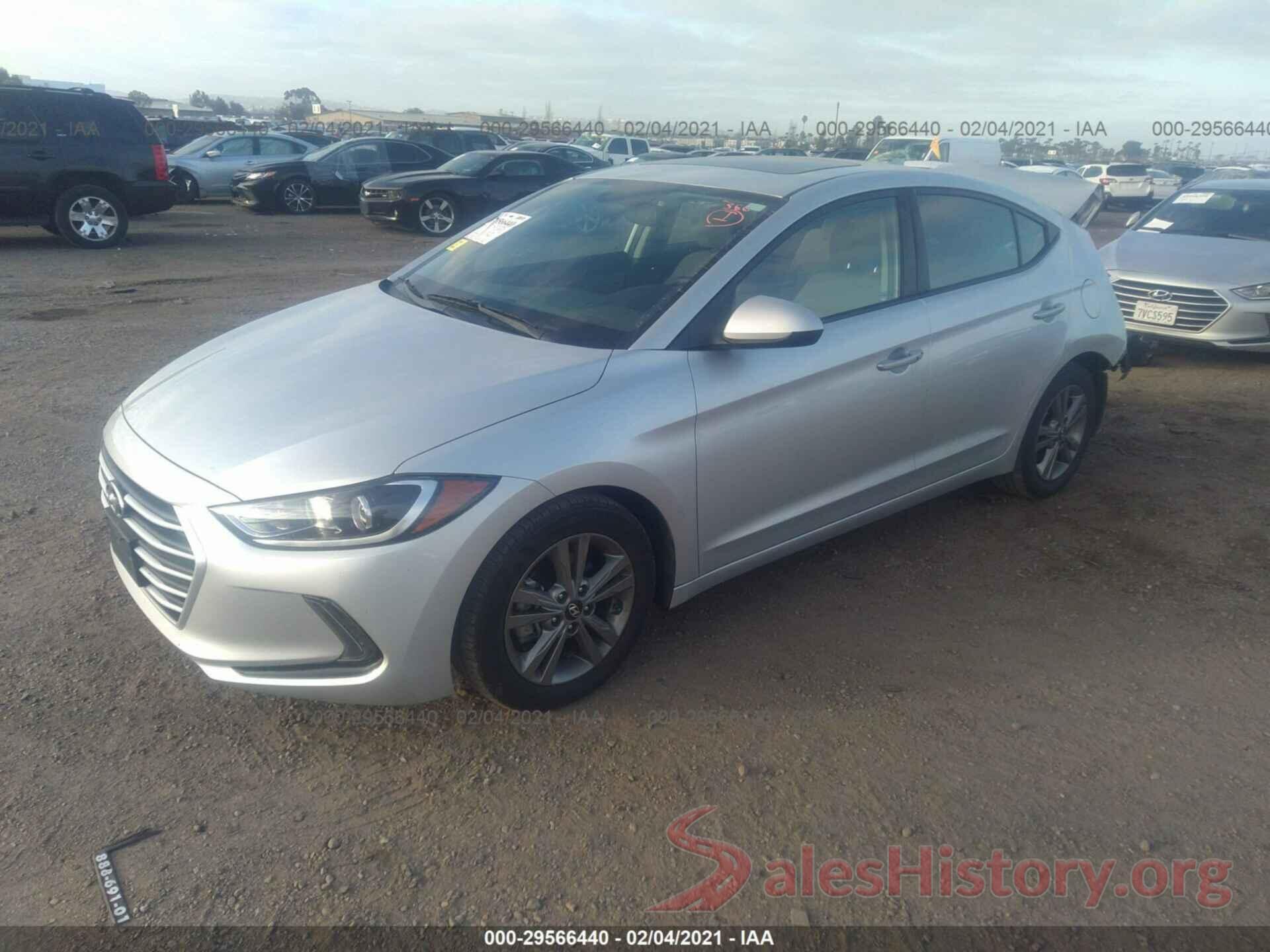 5NPD84LF3JH359557 2018 HYUNDAI ELANTRA