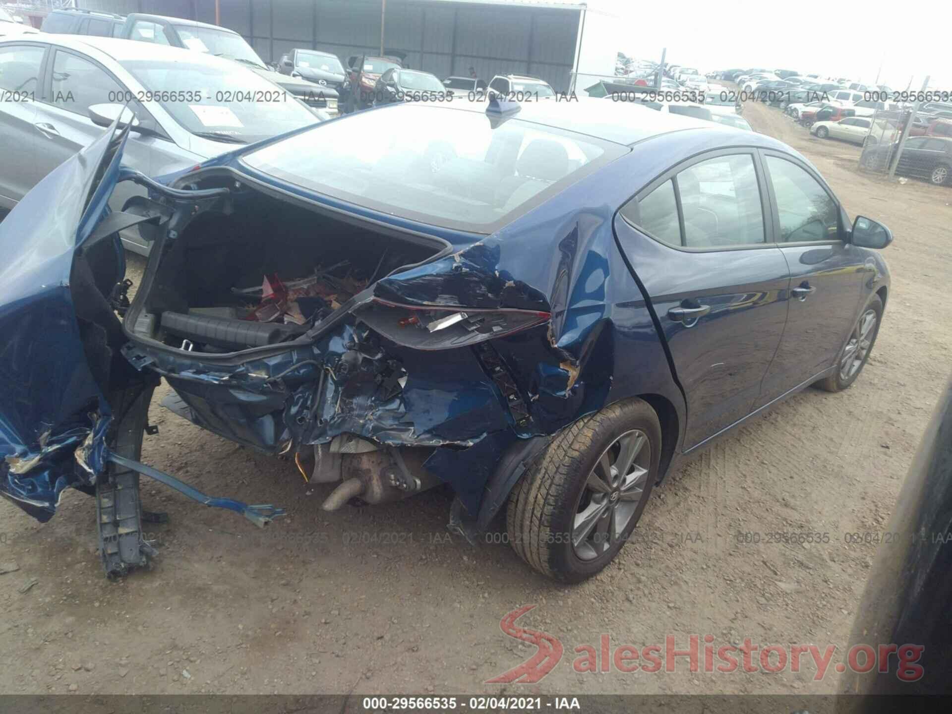 5NPD84LF7JH299511 2018 HYUNDAI ELANTRA