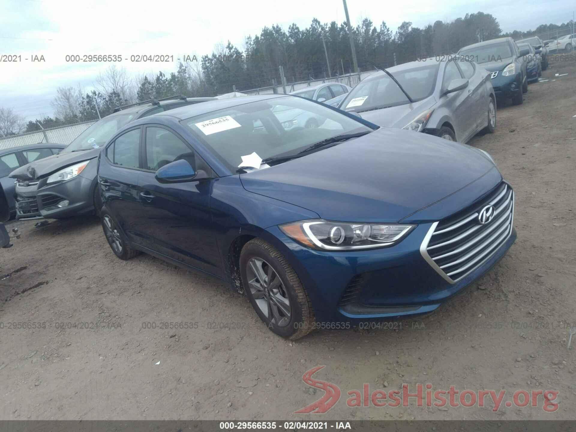 5NPD84LF7JH299511 2018 HYUNDAI ELANTRA