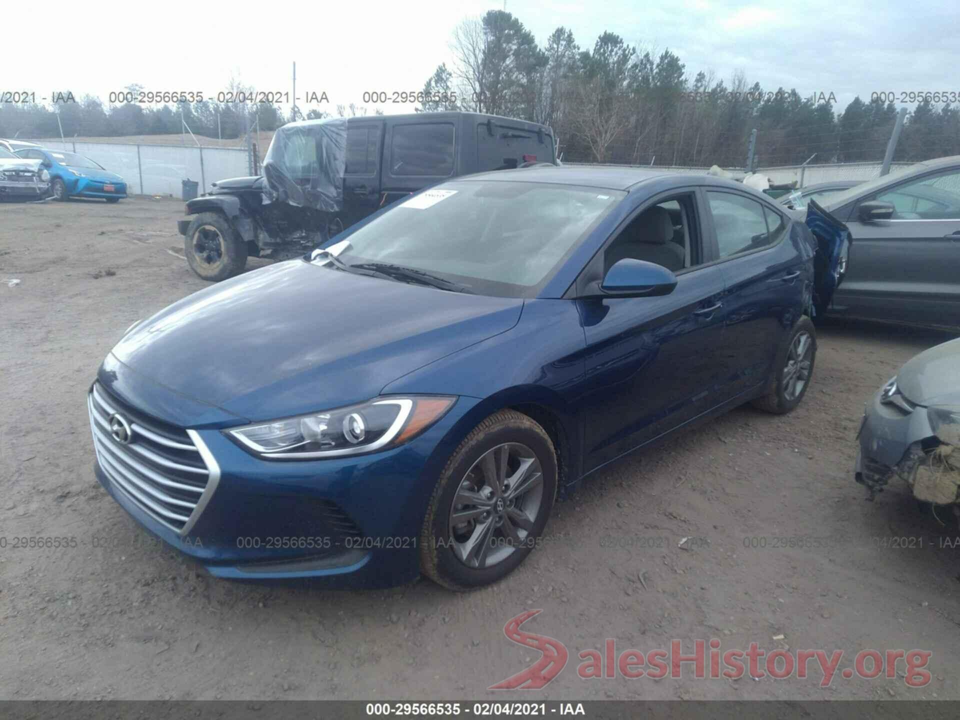 5NPD84LF7JH299511 2018 HYUNDAI ELANTRA