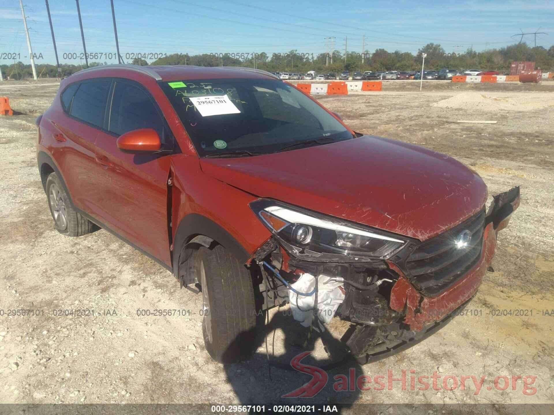 KM8J33A4XGU101947 2016 HYUNDAI TUCSON