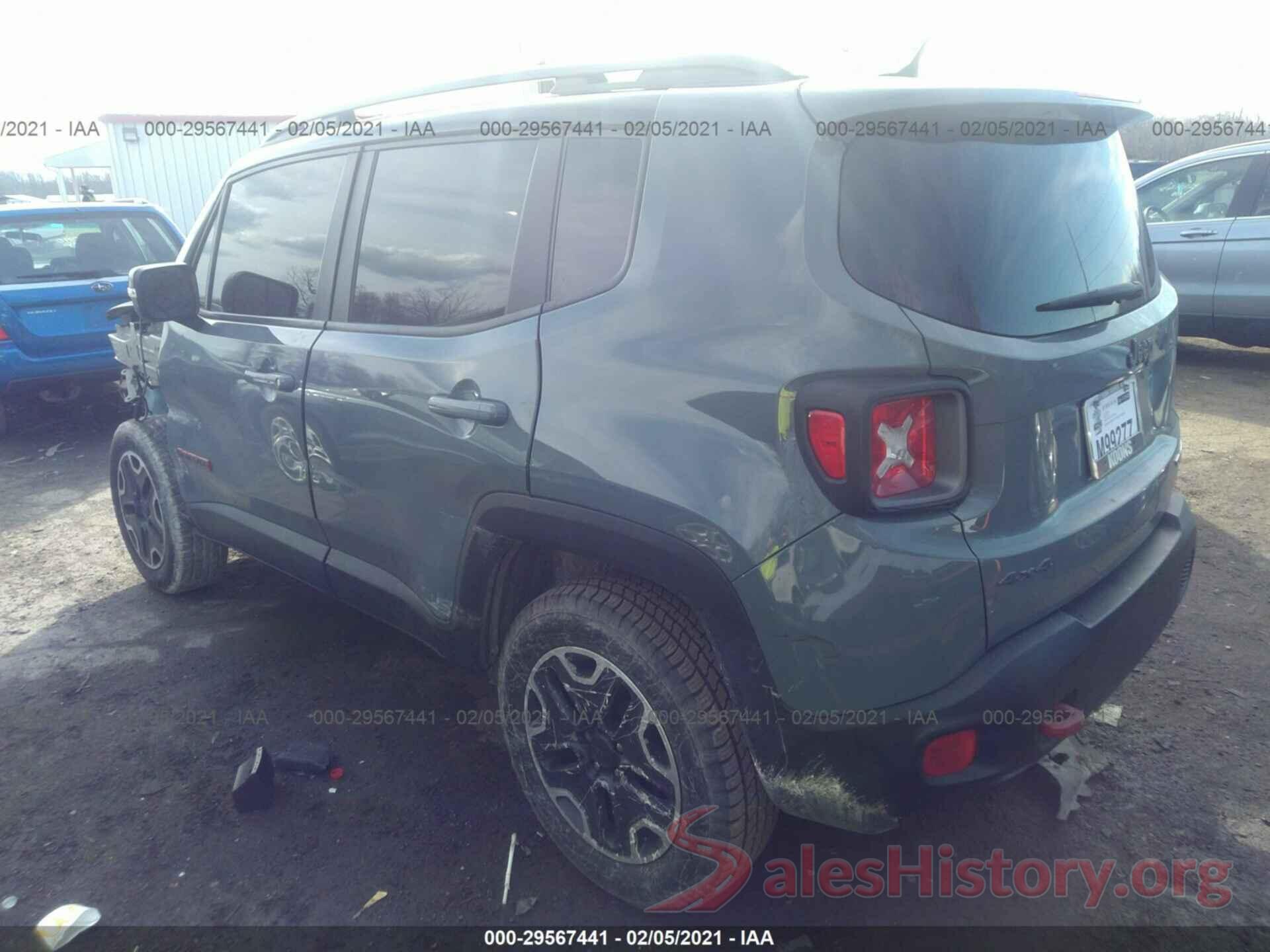 ZACCJBCBXHPF40125 2017 JEEP RENEGADE