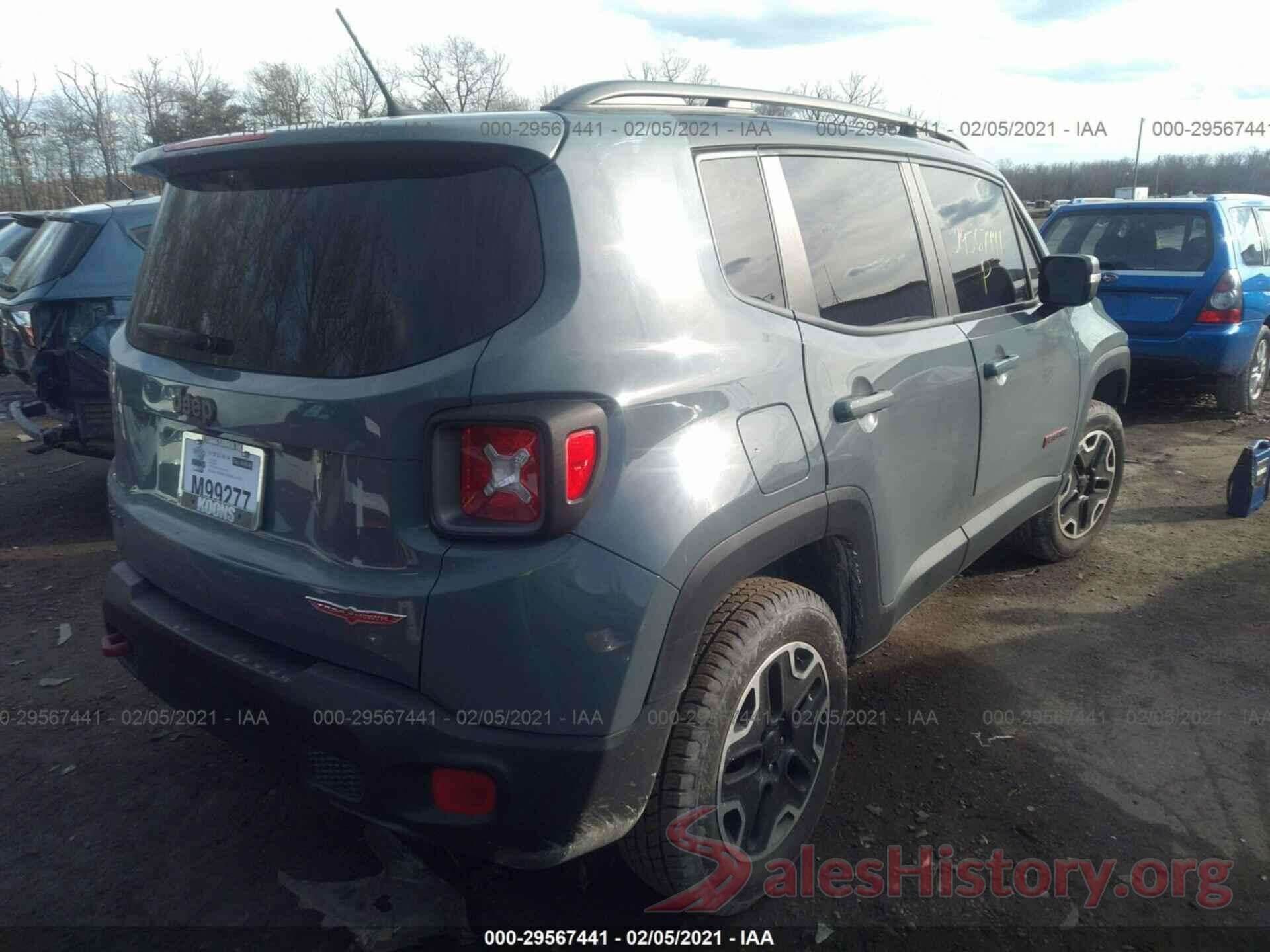 ZACCJBCBXHPF40125 2017 JEEP RENEGADE