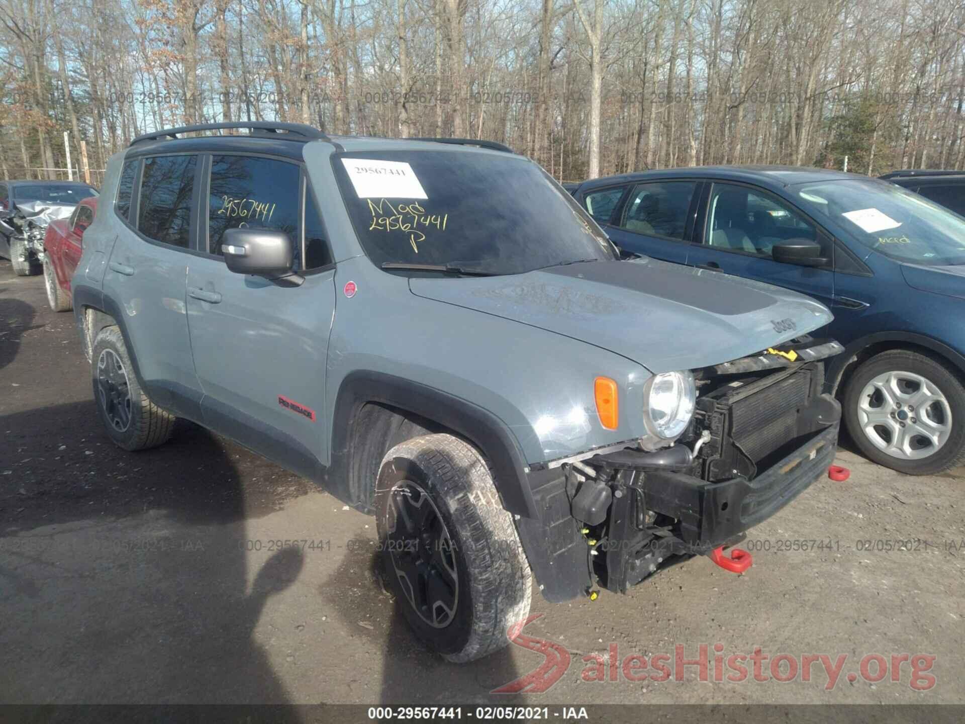 ZACCJBCBXHPF40125 2017 JEEP RENEGADE