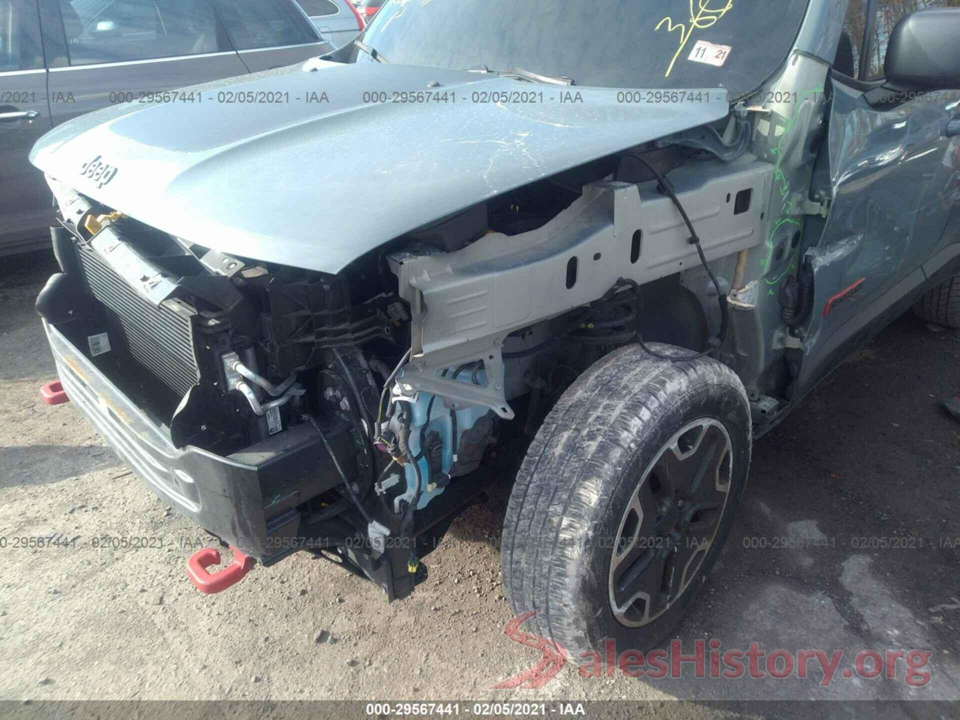 ZACCJBCBXHPF40125 2017 JEEP RENEGADE