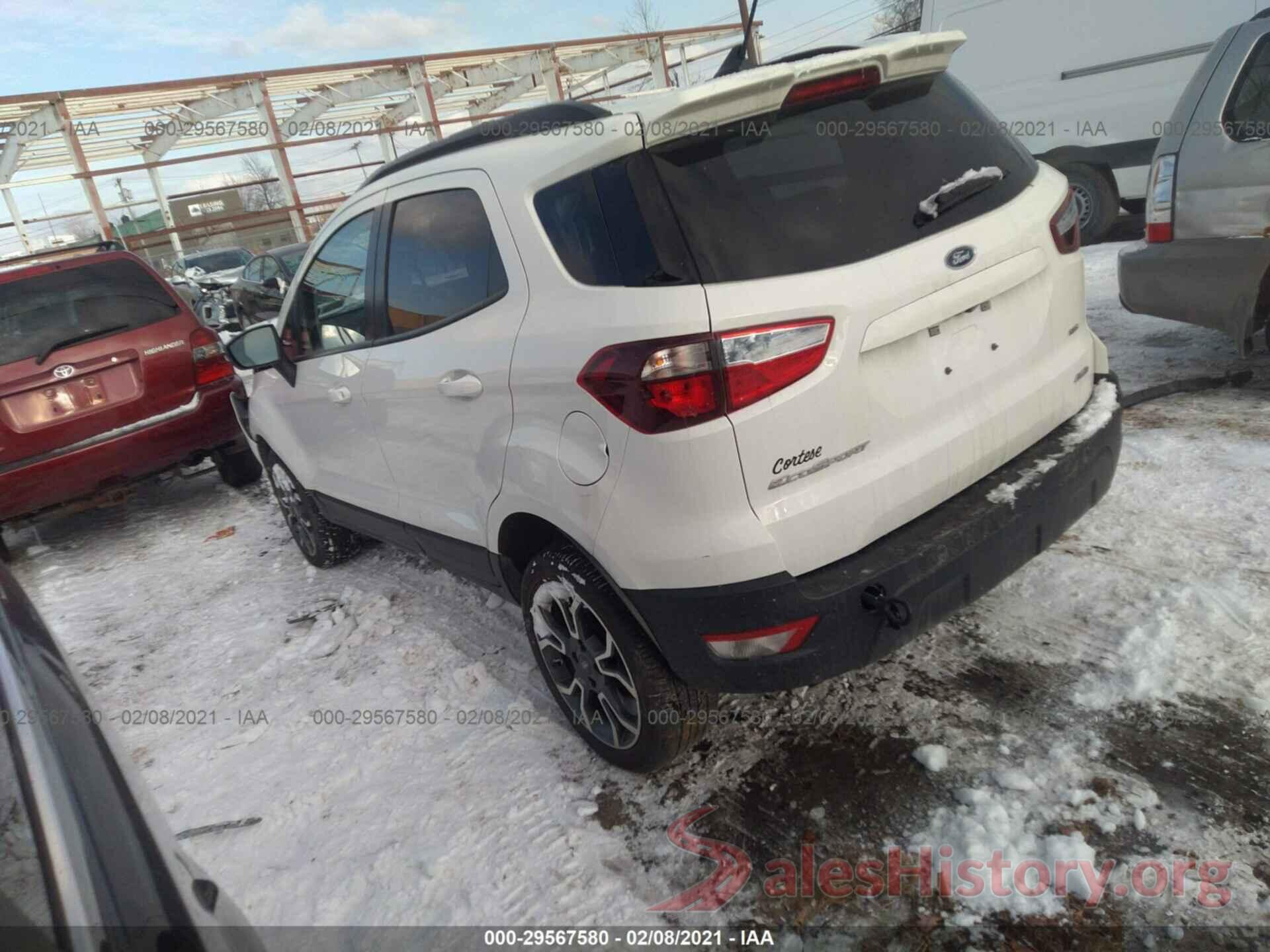 MAJ6S3JL8KC261740 2019 FORD ECOSPORT