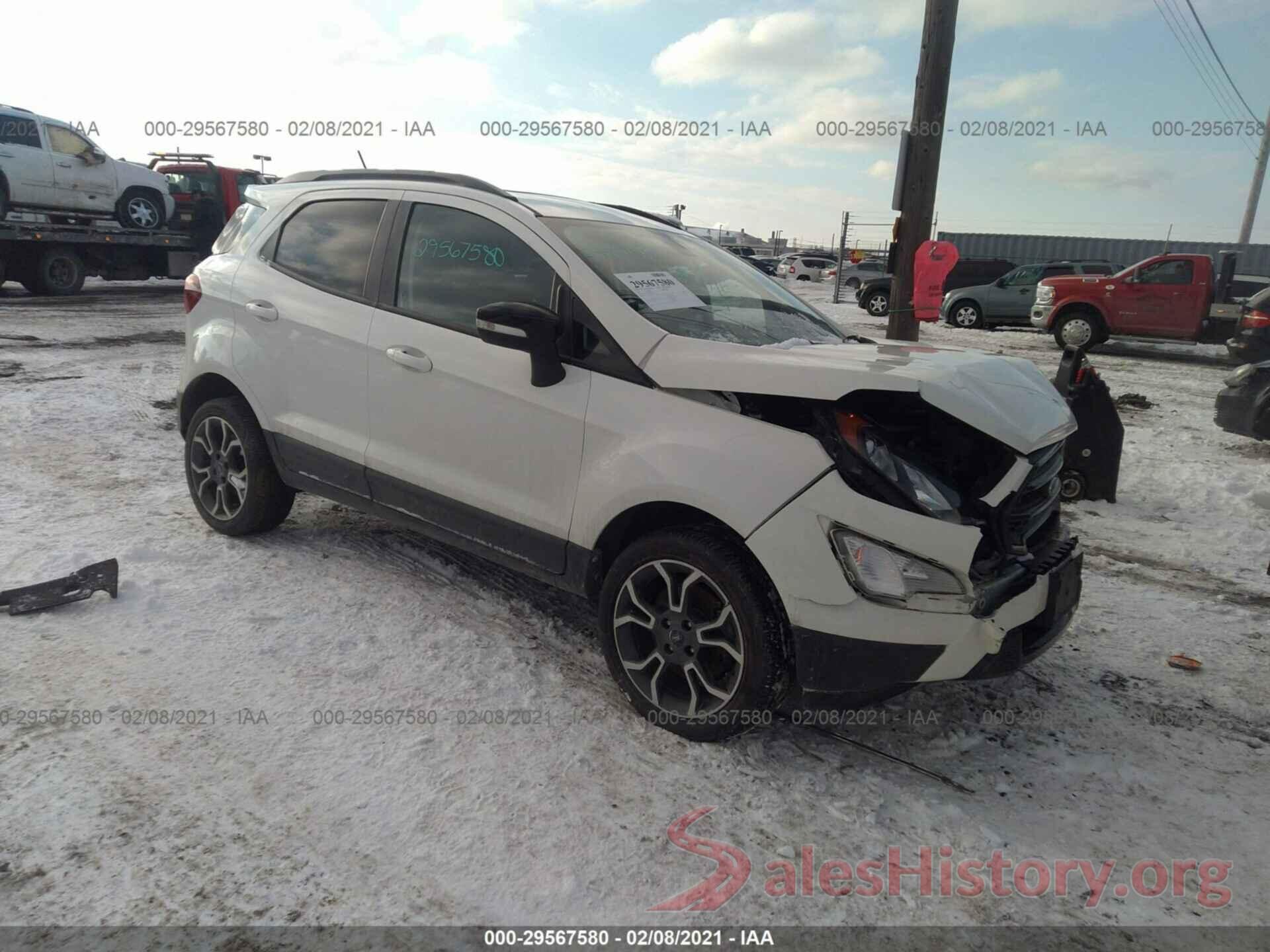 MAJ6S3JL8KC261740 2019 FORD ECOSPORT