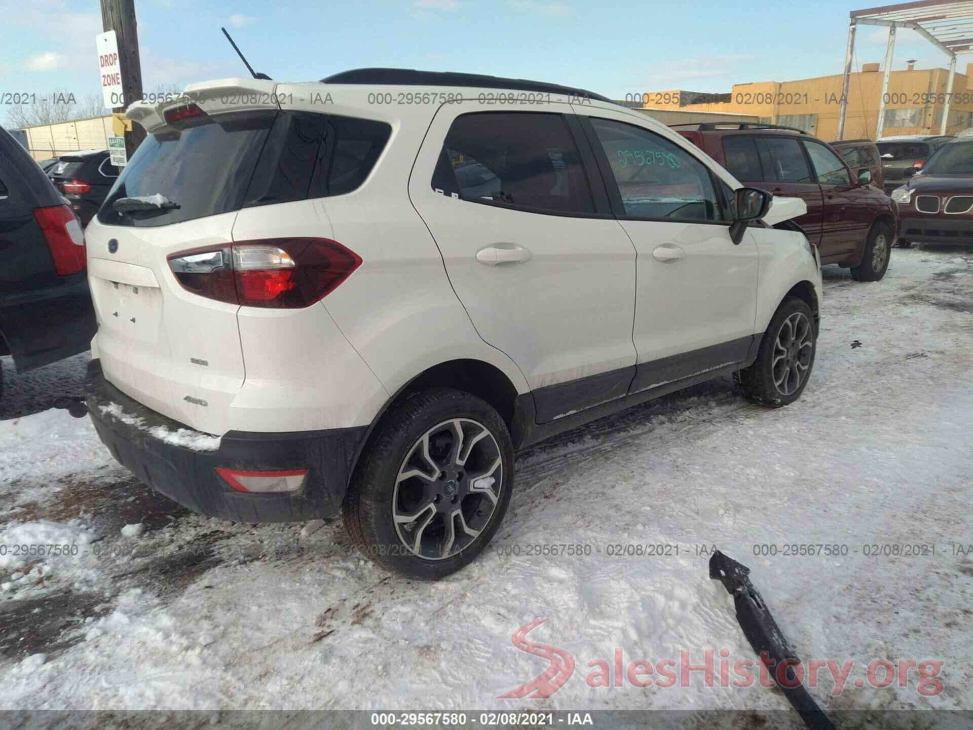 MAJ6S3JL8KC261740 2019 FORD ECOSPORT