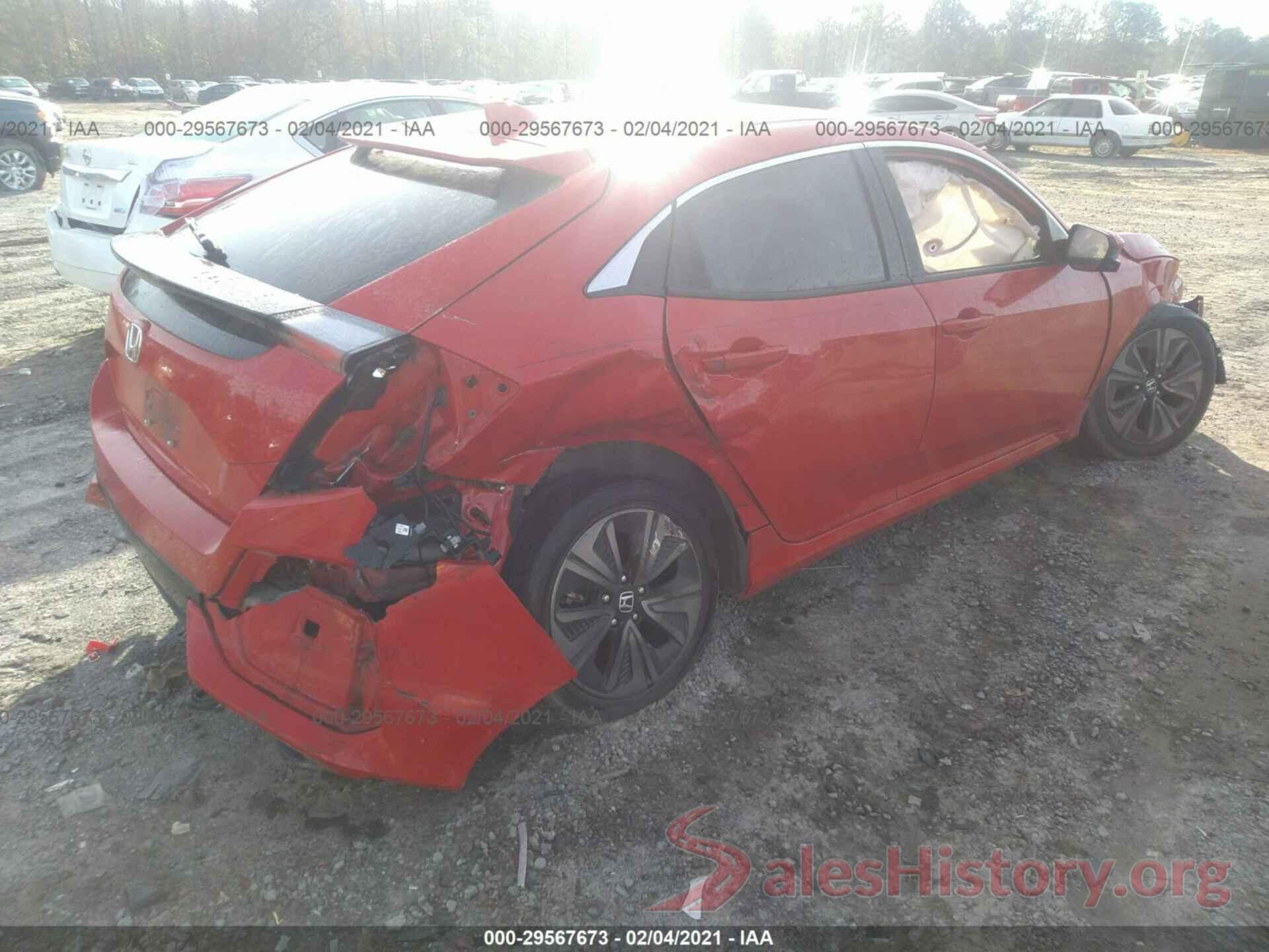 SHHFK7H81HU221870 2017 HONDA CIVIC HATCHBACK