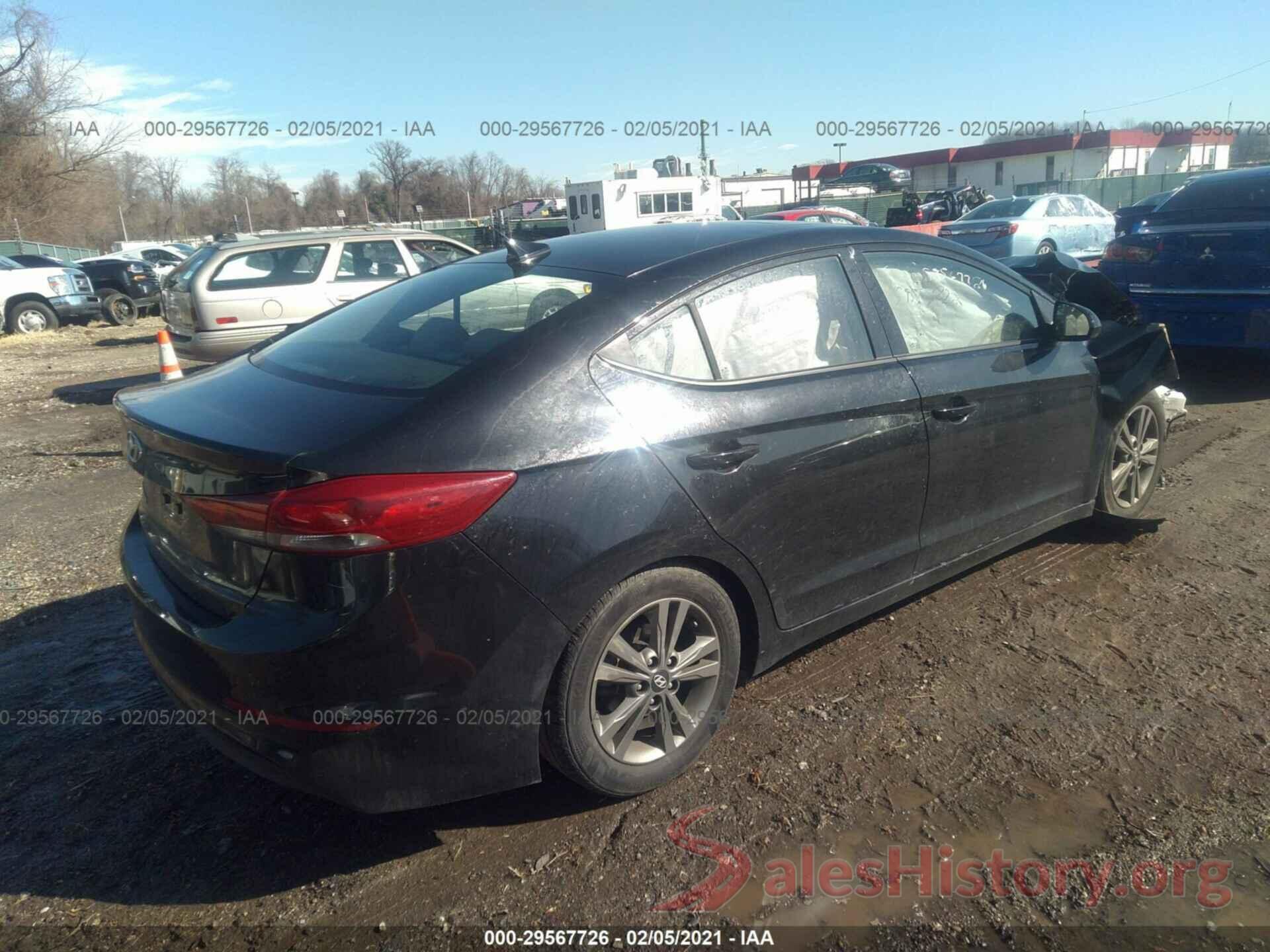 5NPD84LF3JH233974 2018 HYUNDAI ELANTRA