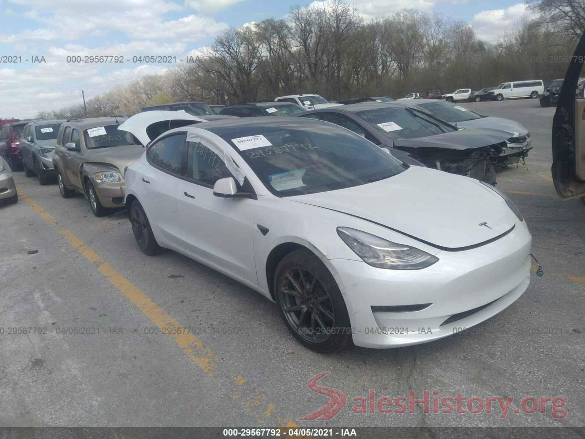 5YJ3E1EB5LF787189 2020 TESLA MODEL 3