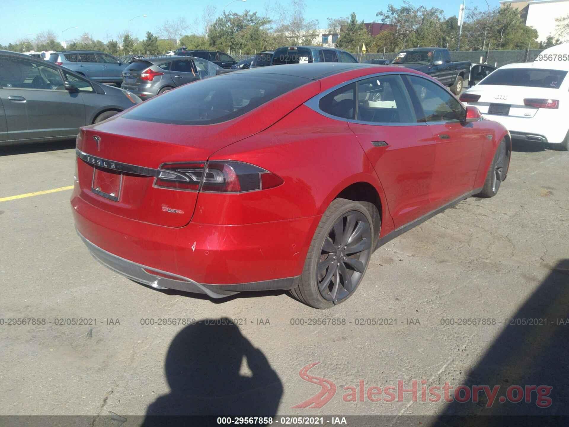 5YJSA1H21FFP70106 2015 TESLA MODEL S