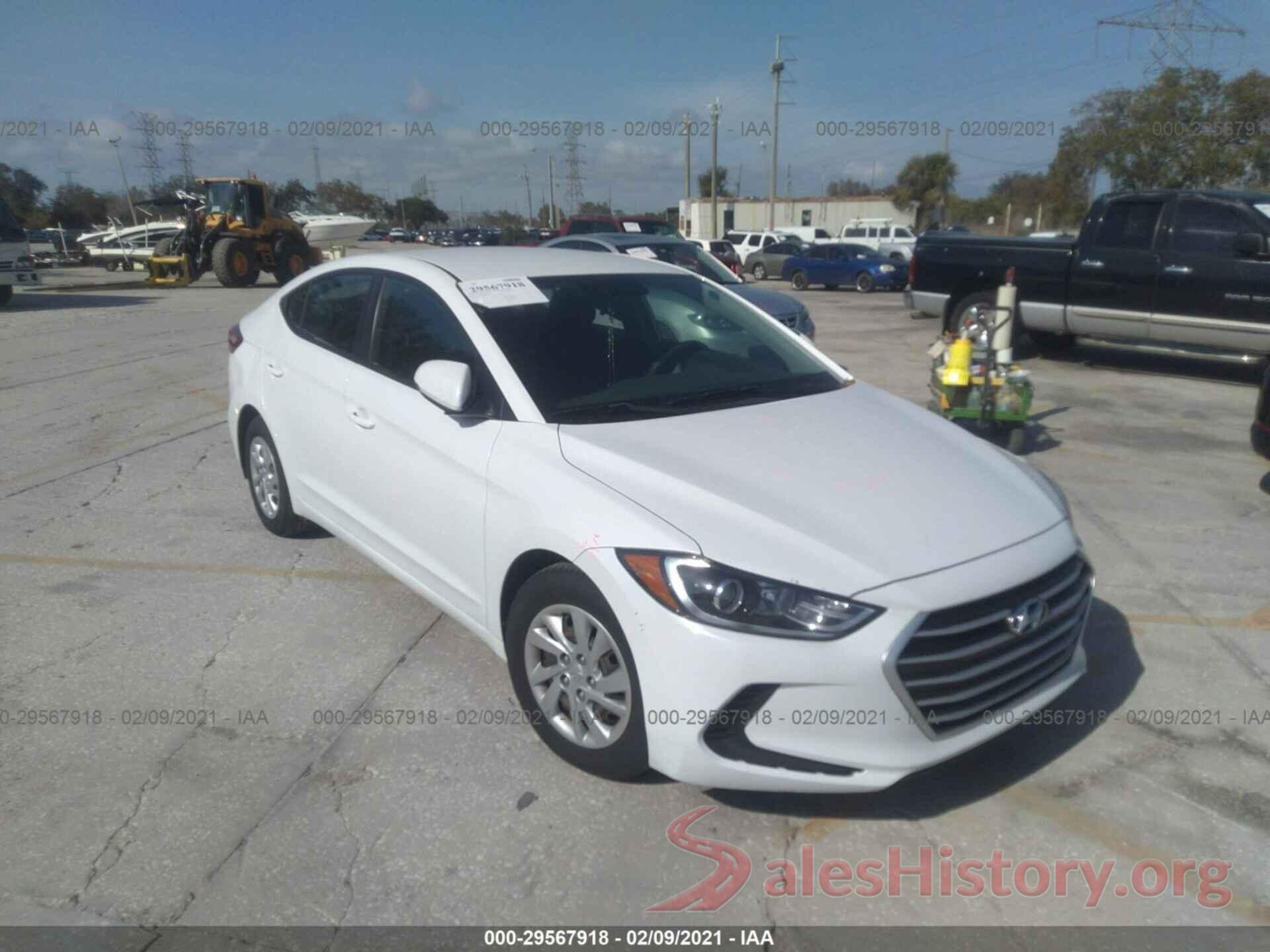 5NPD74LF3JH286922 2018 HYUNDAI ELANTRA