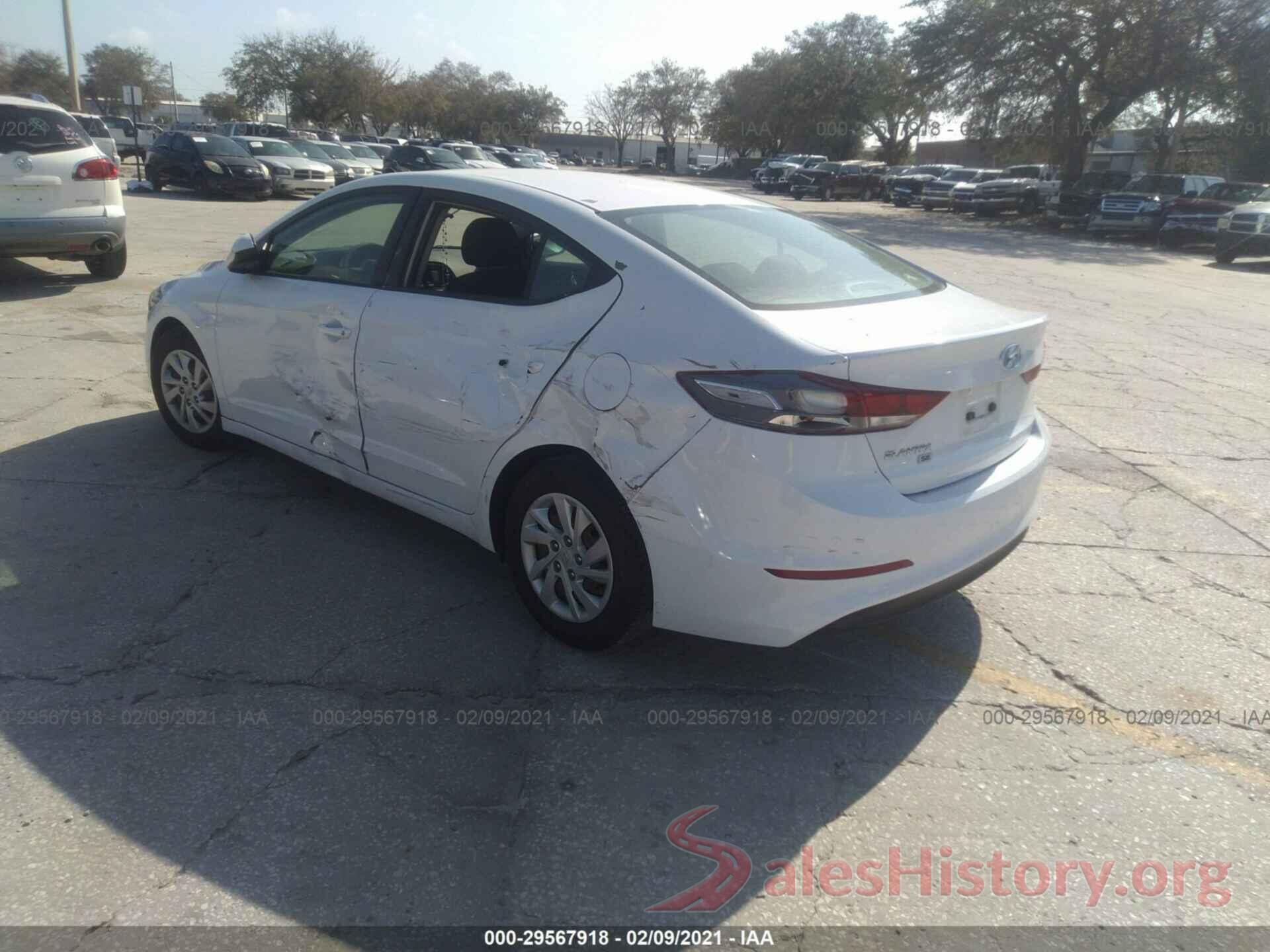 5NPD74LF3JH286922 2018 HYUNDAI ELANTRA