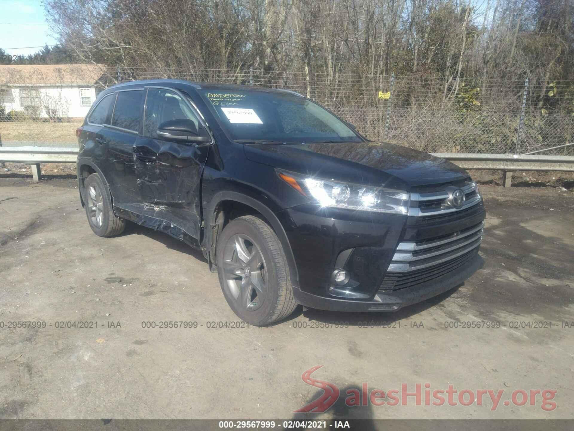 5TDDZRFH9KS990185 2019 TOYOTA HIGHLANDER