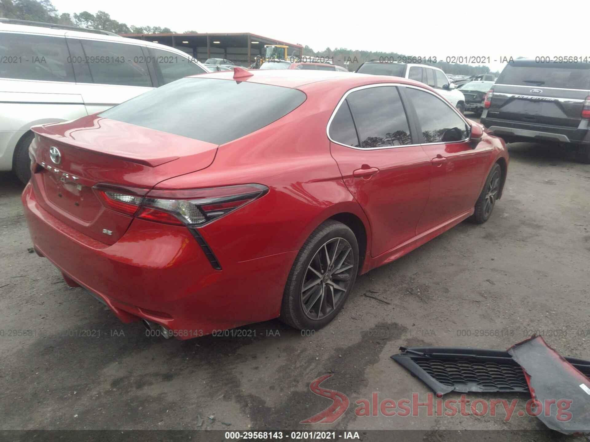 4T1G11AK0MU407053 2021 TOYOTA CAMRY