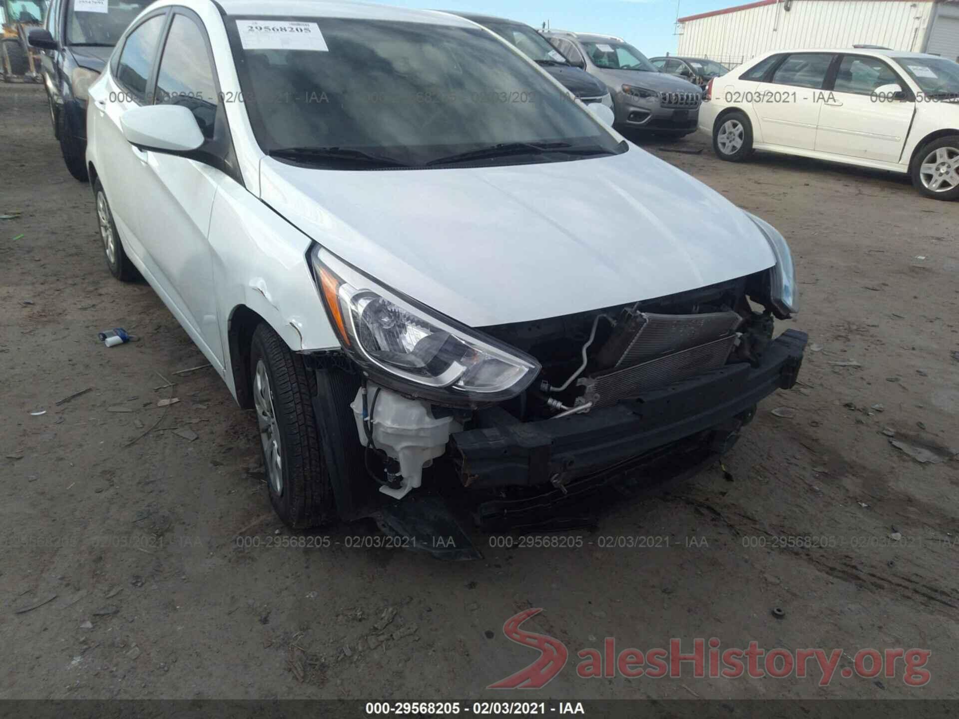 KMHCT4AEXGU030739 2016 HYUNDAI ACCENT