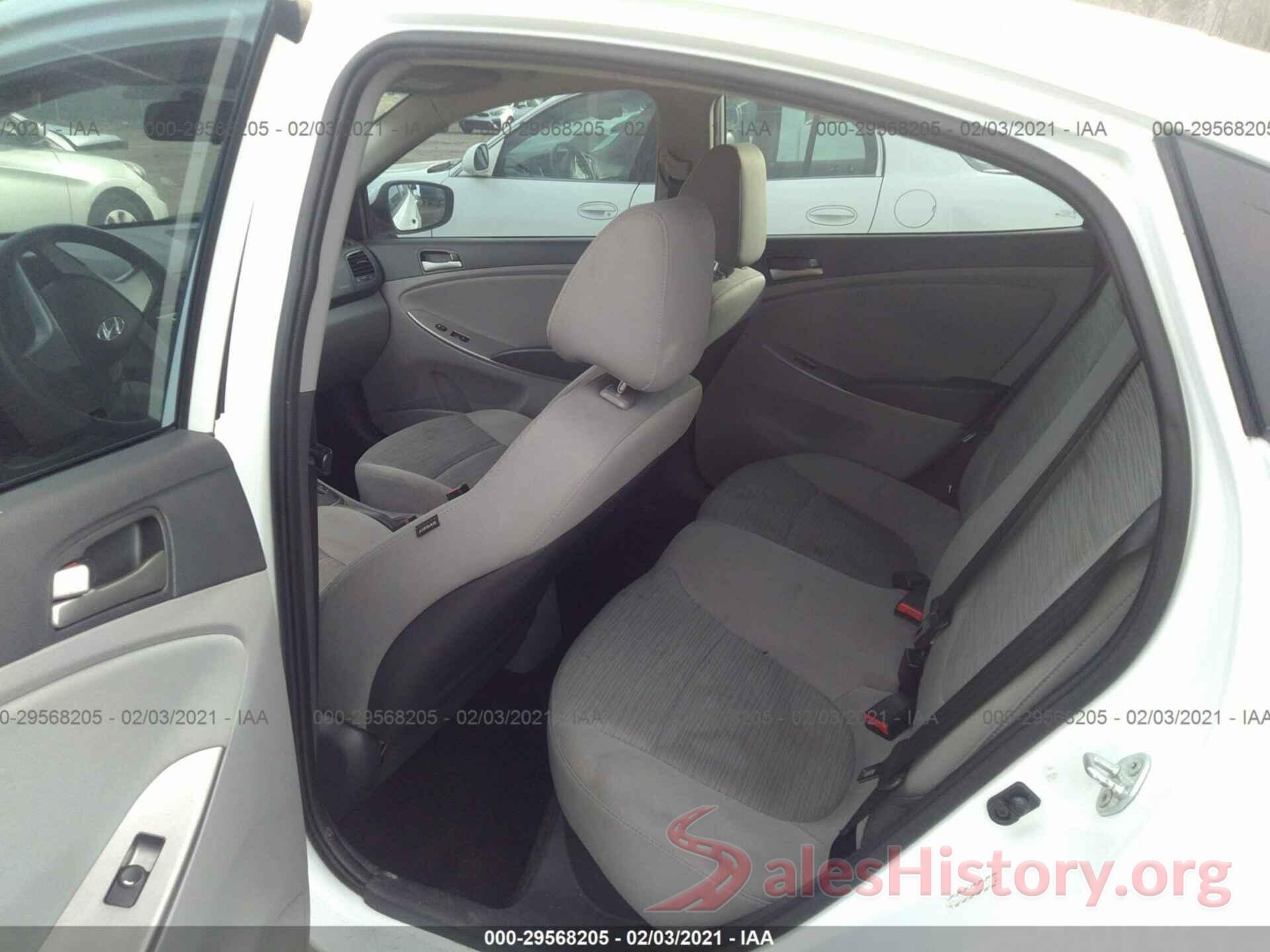 KMHCT4AEXGU030739 2016 HYUNDAI ACCENT