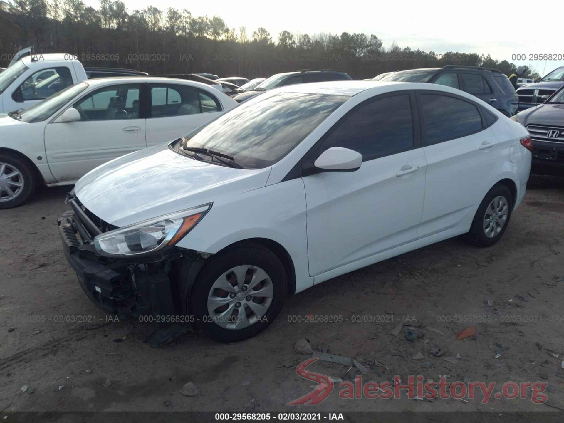 KMHCT4AEXGU030739 2016 HYUNDAI ACCENT