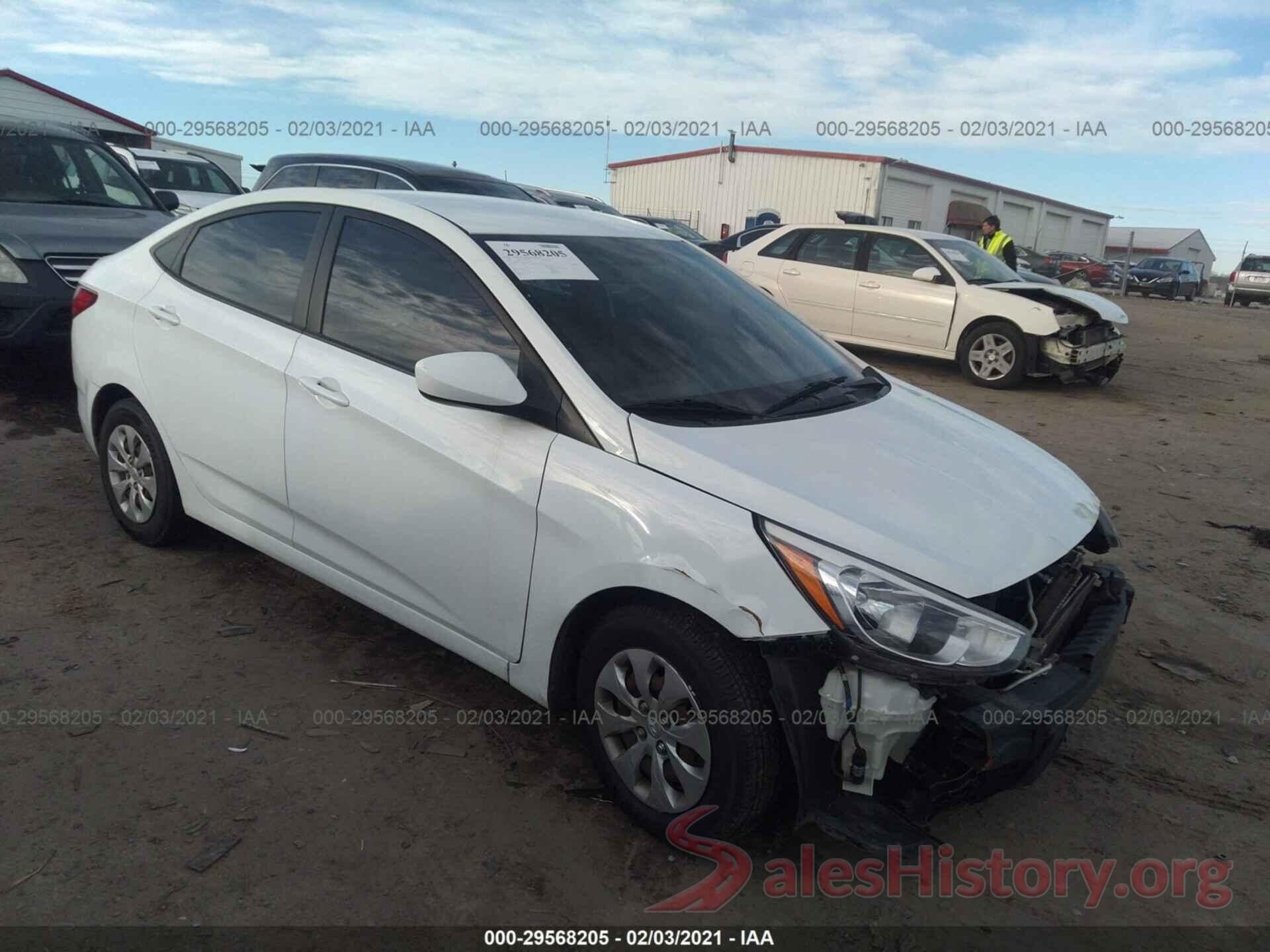 KMHCT4AEXGU030739 2016 HYUNDAI ACCENT