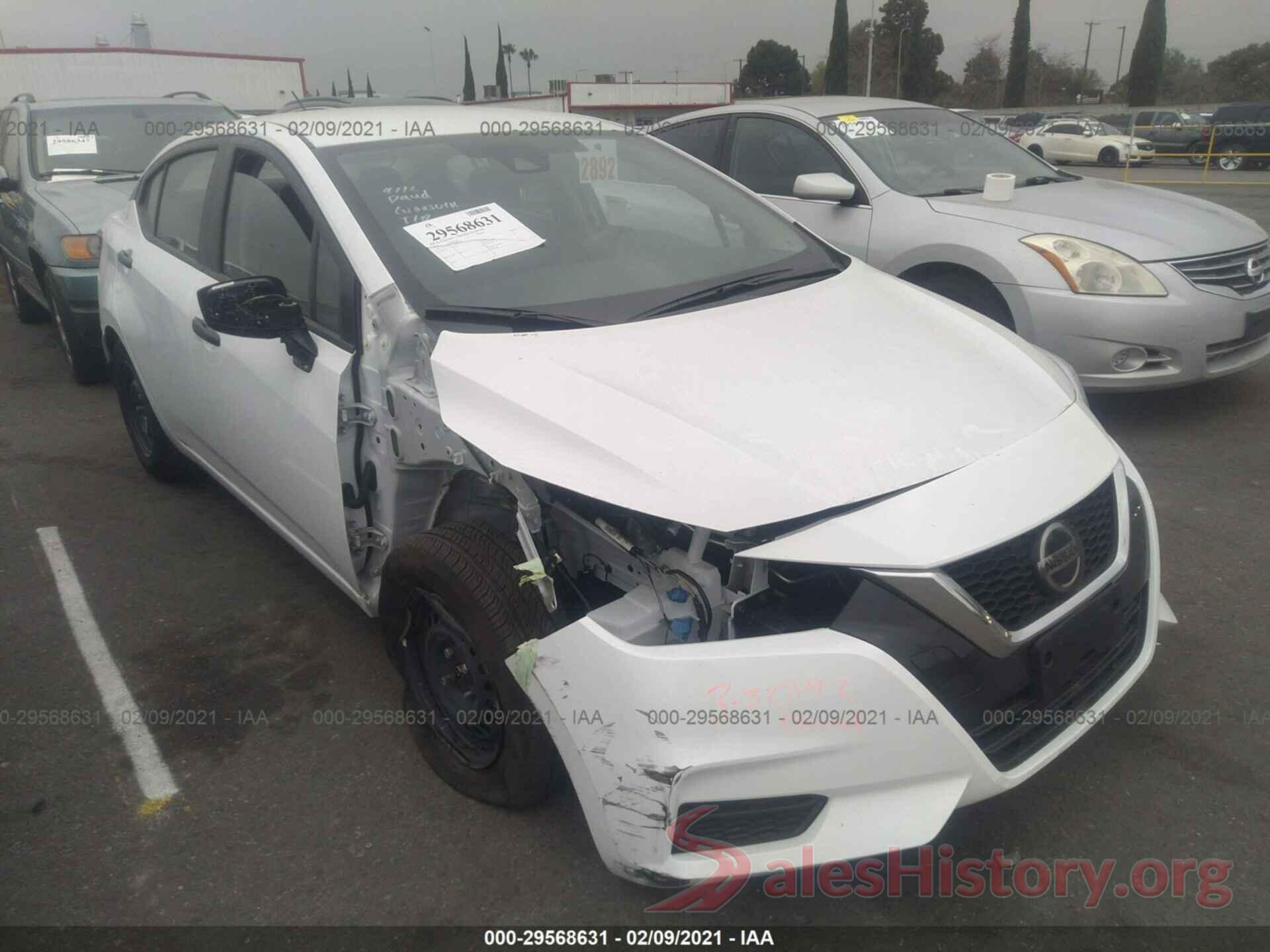 3N1CN8DV1LL897939 2020 NISSAN VERSA