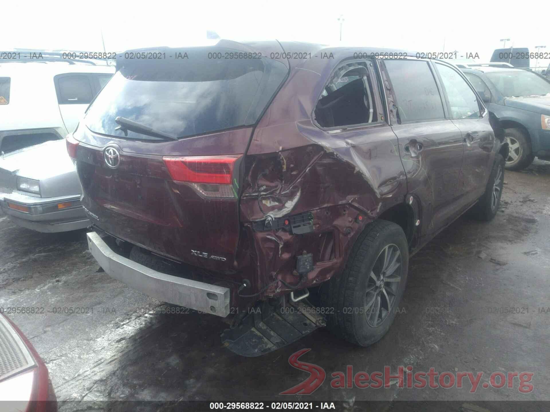 5TDJZRFH0JS490966 2018 TOYOTA HIGHLANDER