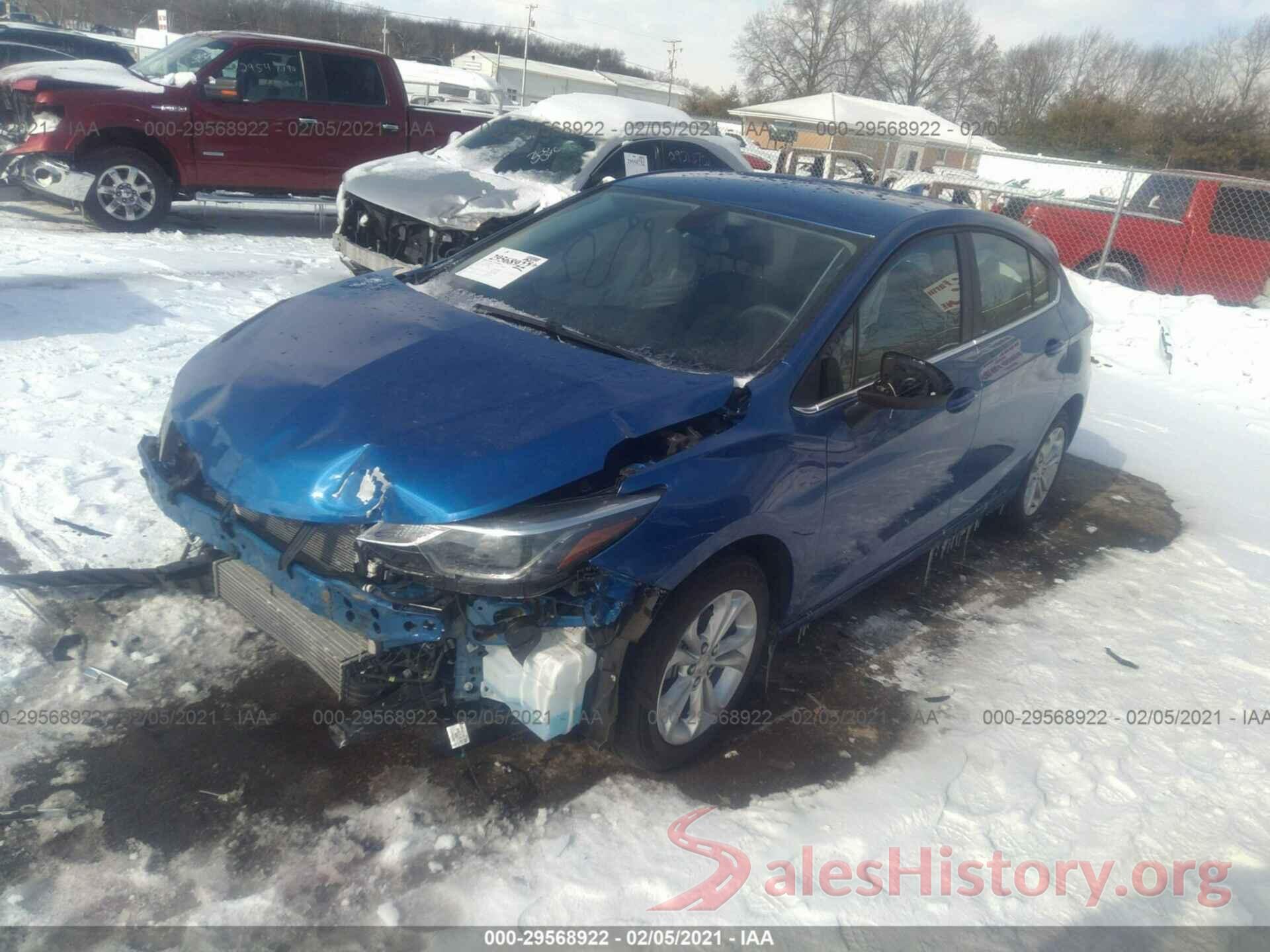 3G1BE6SM4KS538816 2019 CHEVROLET CRUZE