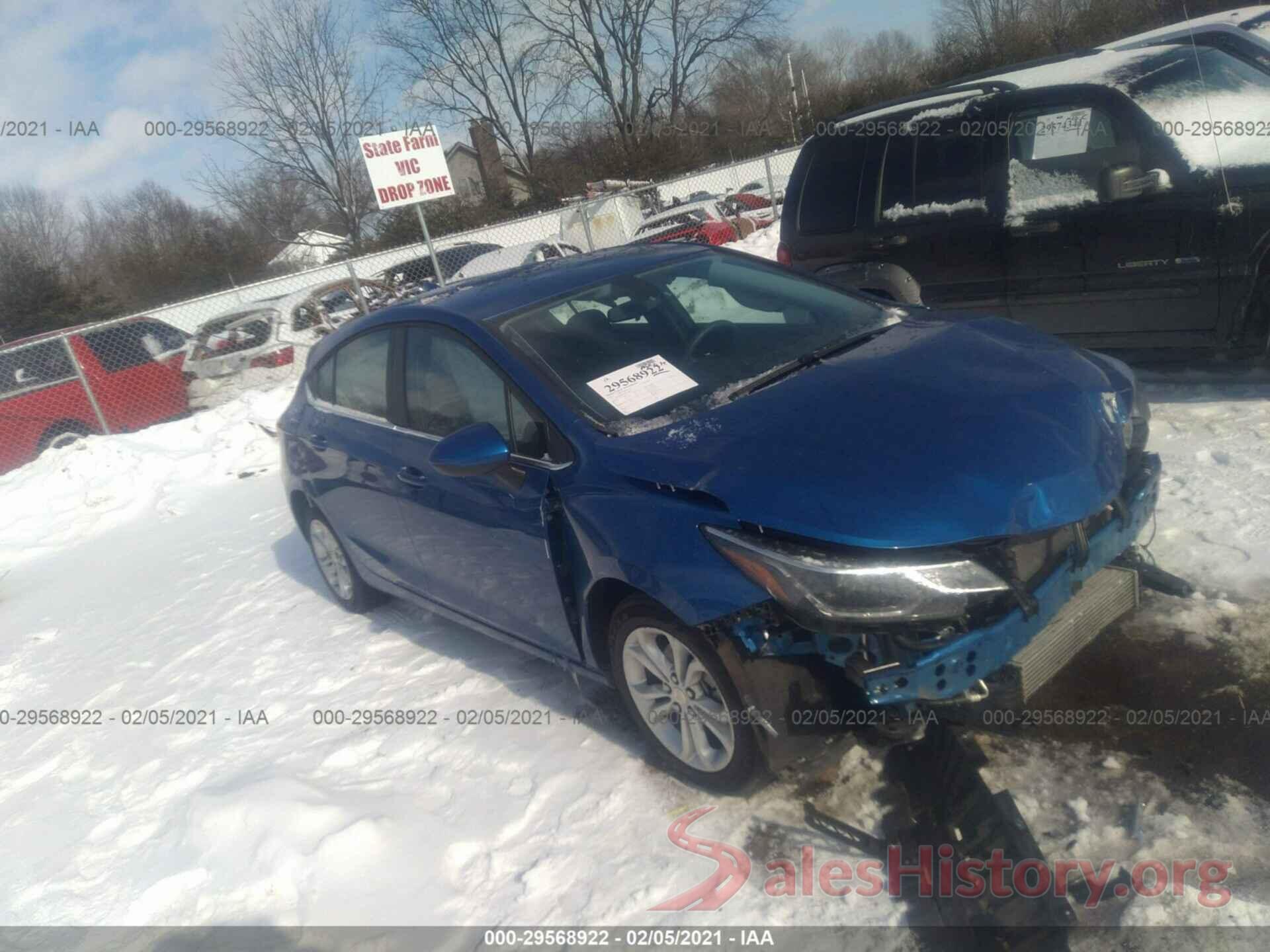 3G1BE6SM4KS538816 2019 CHEVROLET CRUZE