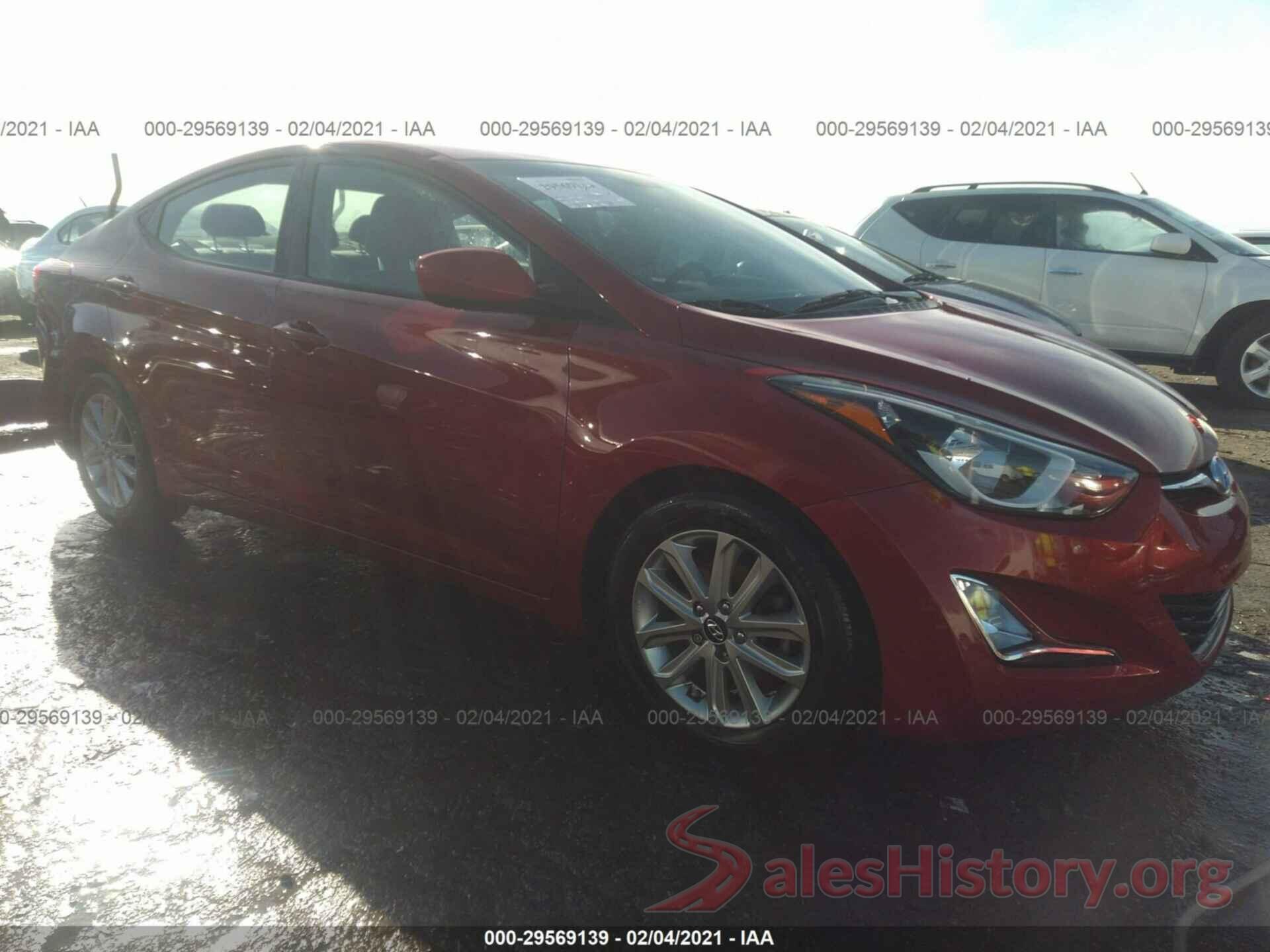 KMHDH4AEXGU623975 2016 HYUNDAI ELANTRA