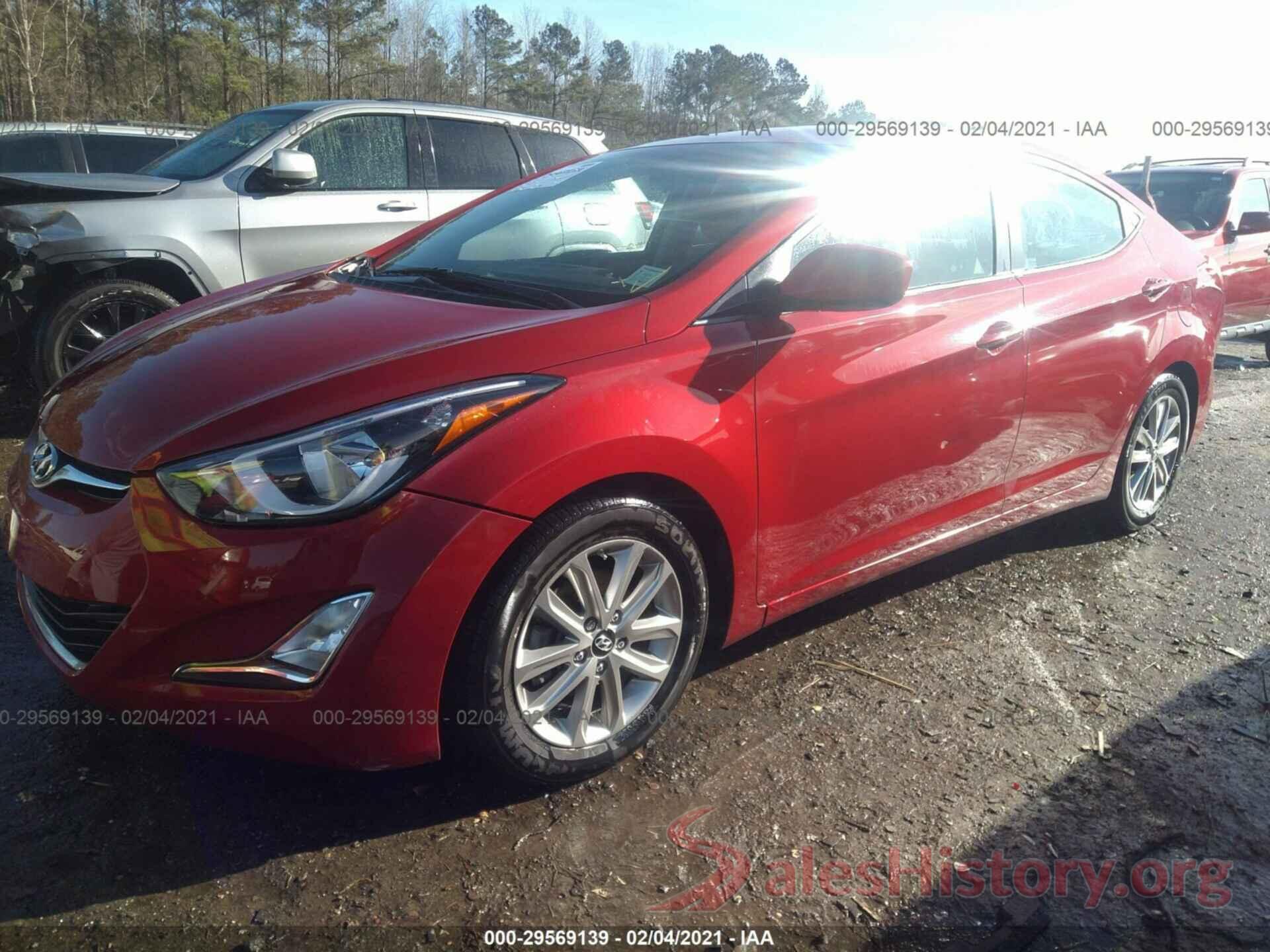 KMHDH4AEXGU623975 2016 HYUNDAI ELANTRA