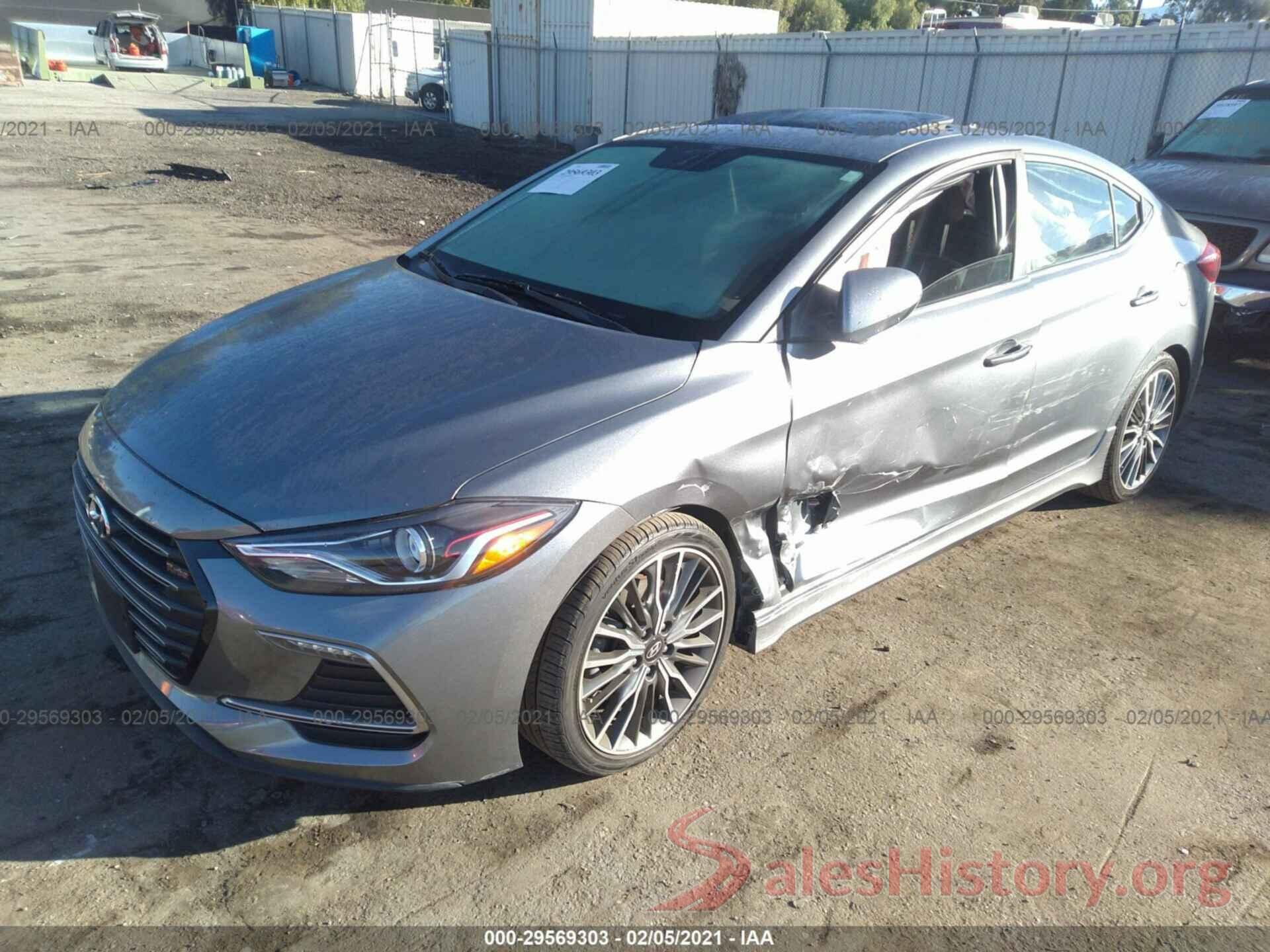 KMHD04LBXJU546221 2018 HYUNDAI ELANTRA