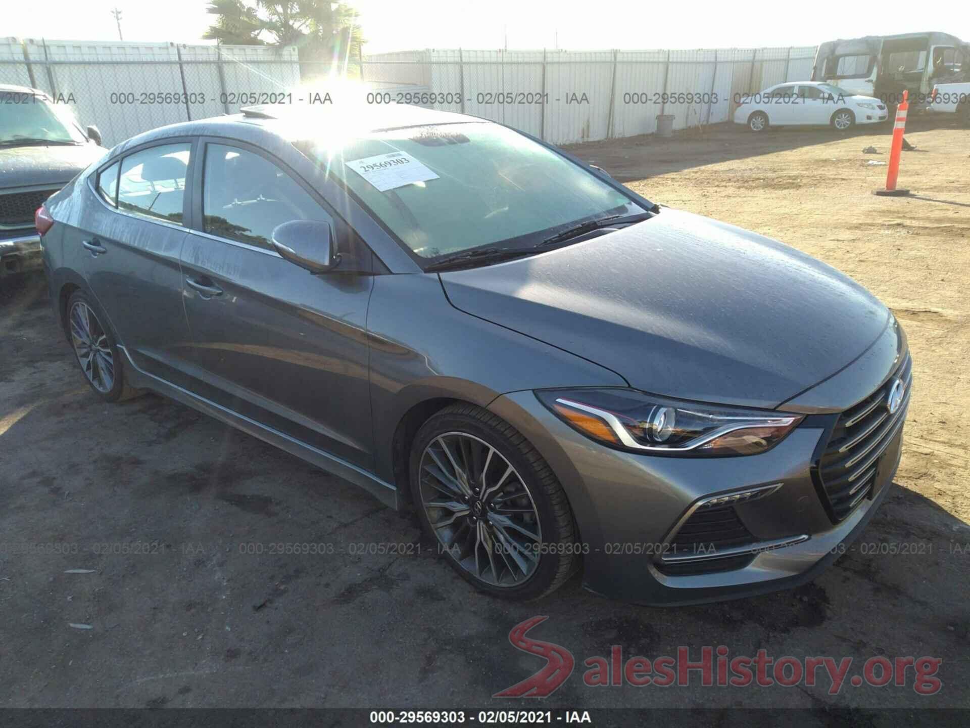 KMHD04LBXJU546221 2018 HYUNDAI ELANTRA