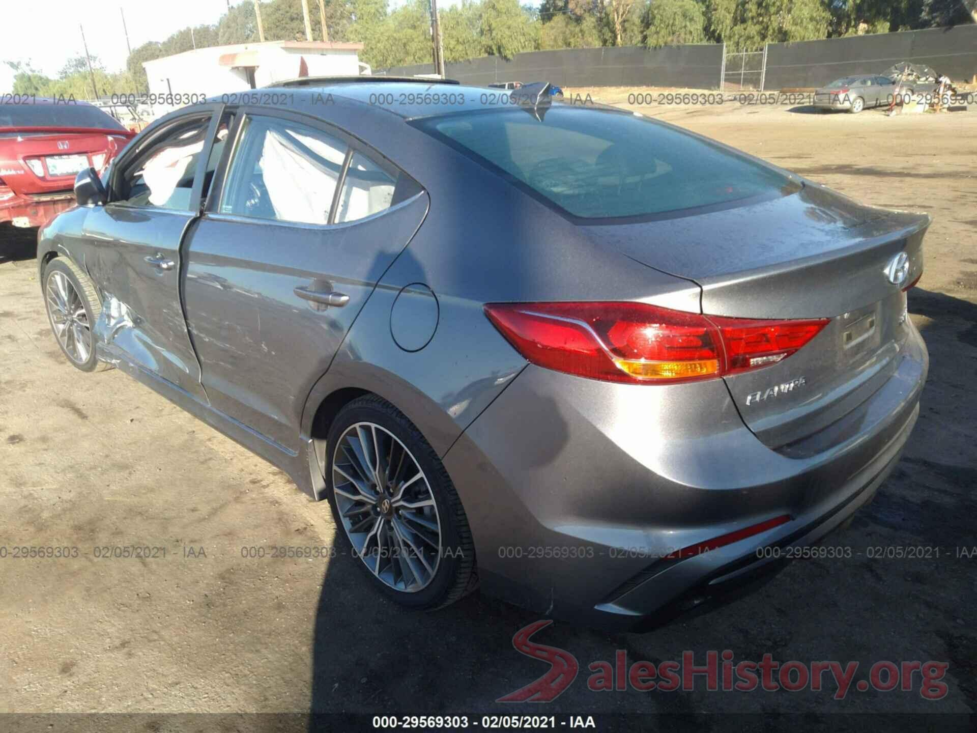 KMHD04LBXJU546221 2018 HYUNDAI ELANTRA