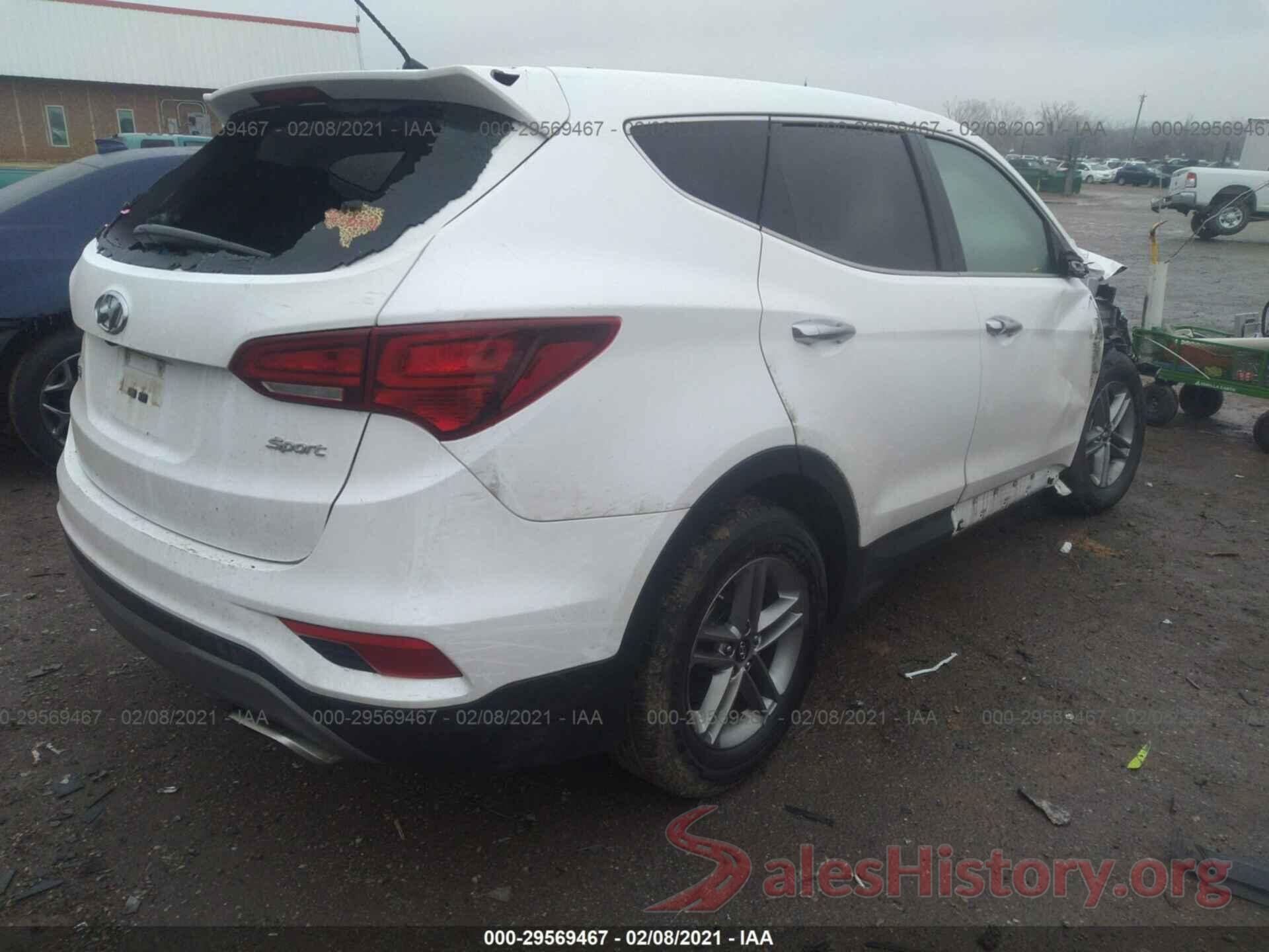 5XYZT3LB2JG568906 2018 HYUNDAI SANTA FE SPORT