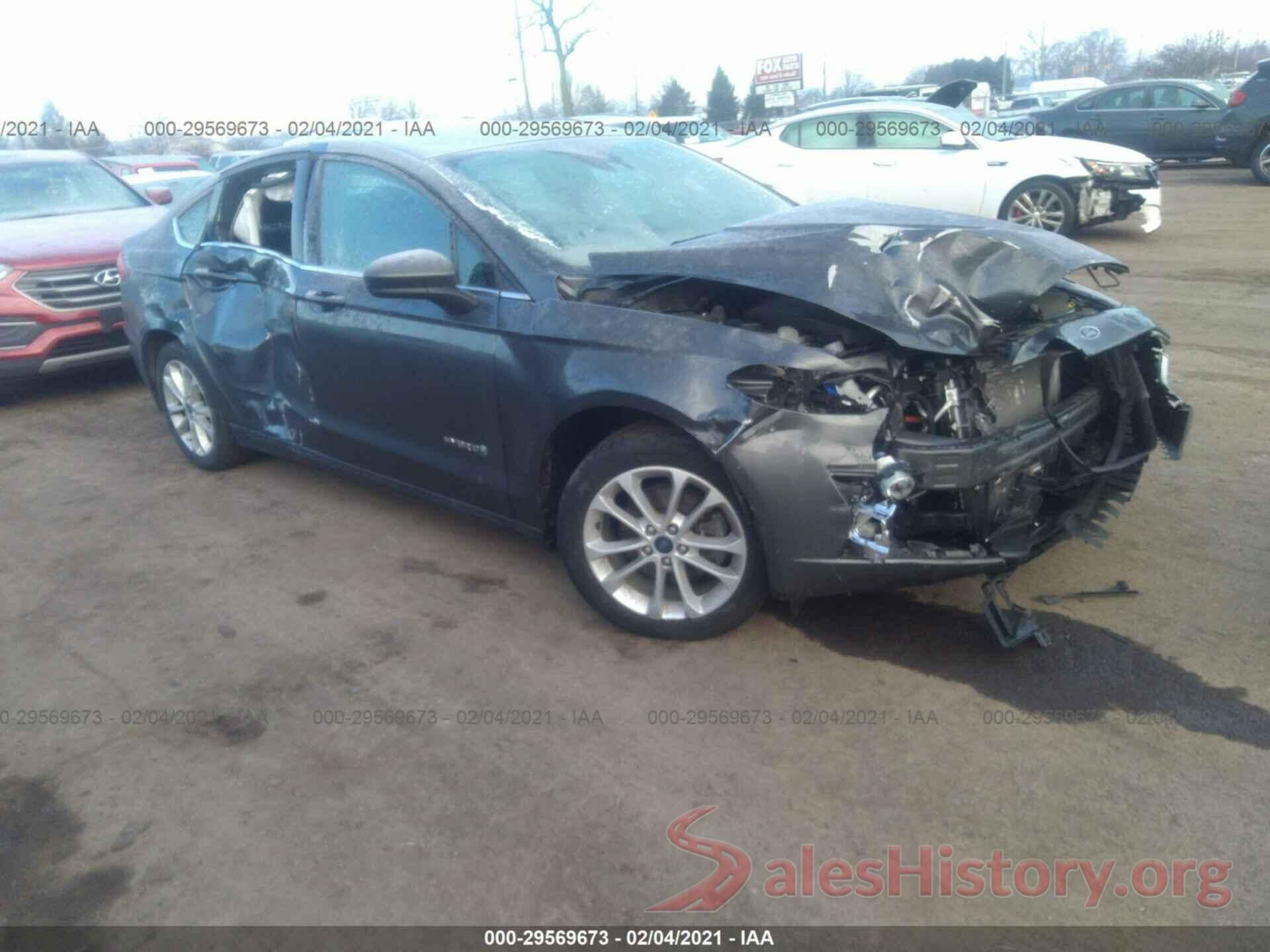 3FA6P0LU1KR169201 2019 FORD FUSION HYBRID