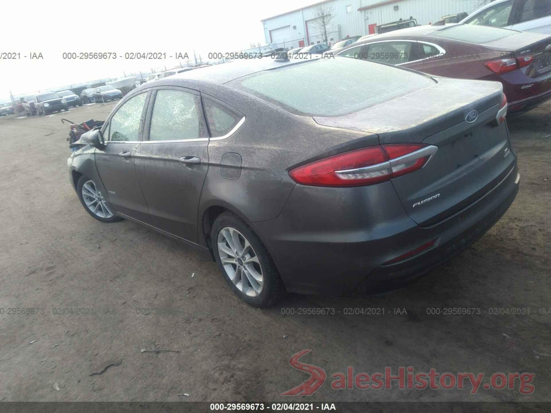 3FA6P0LU1KR169201 2019 FORD FUSION HYBRID