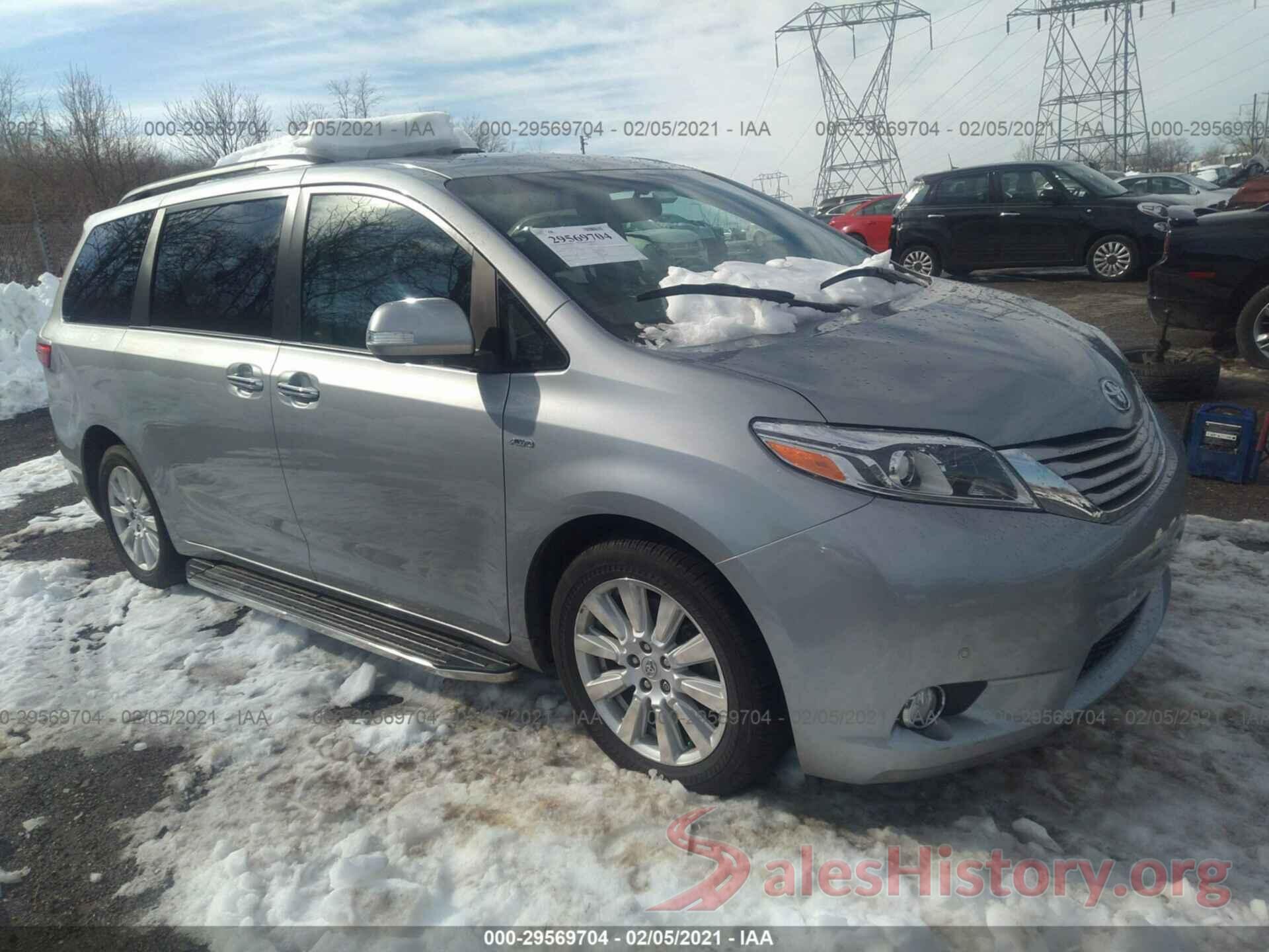 5TDDZ3DC3HS163456 2017 TOYOTA SIENNA