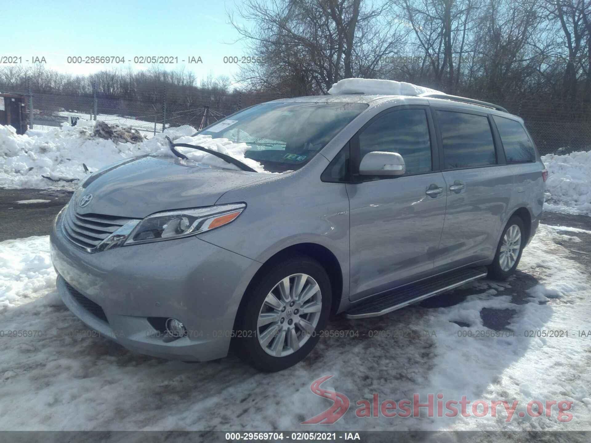 5TDDZ3DC3HS163456 2017 TOYOTA SIENNA