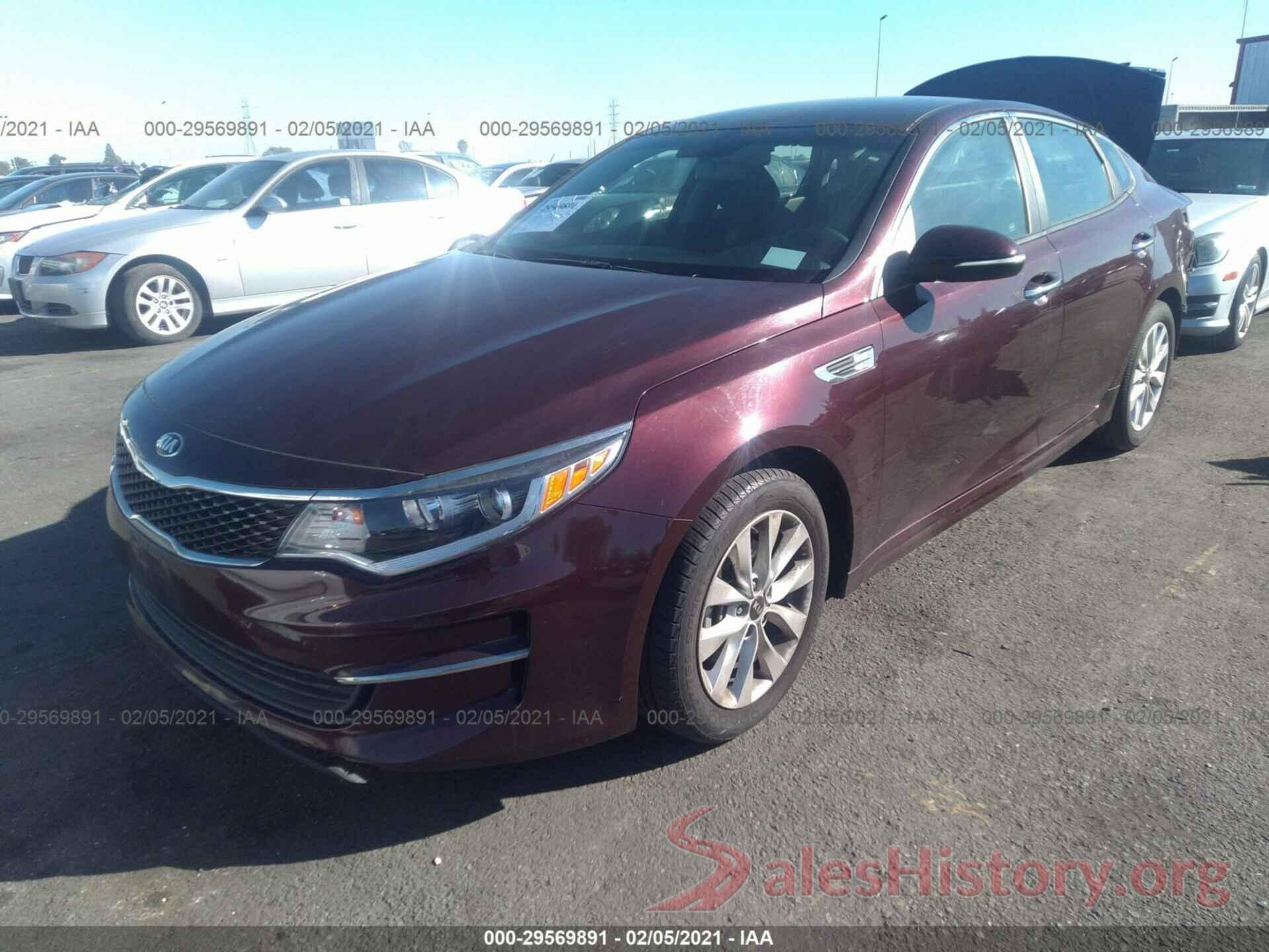 5XXGT4L33GG069163 2016 KIA OPTIMA