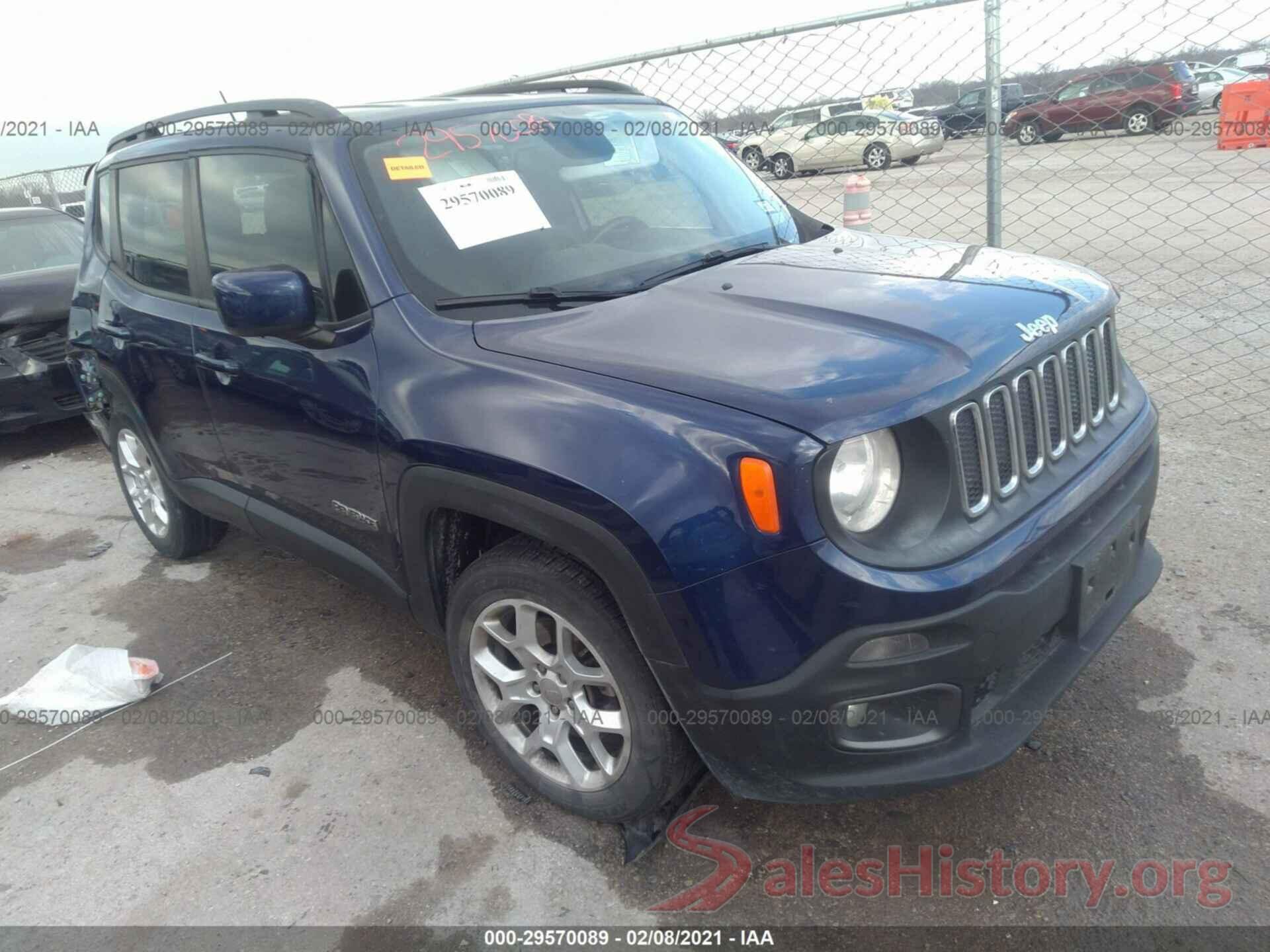 ZACCJABT2GPD09867 2016 JEEP RENEGADE