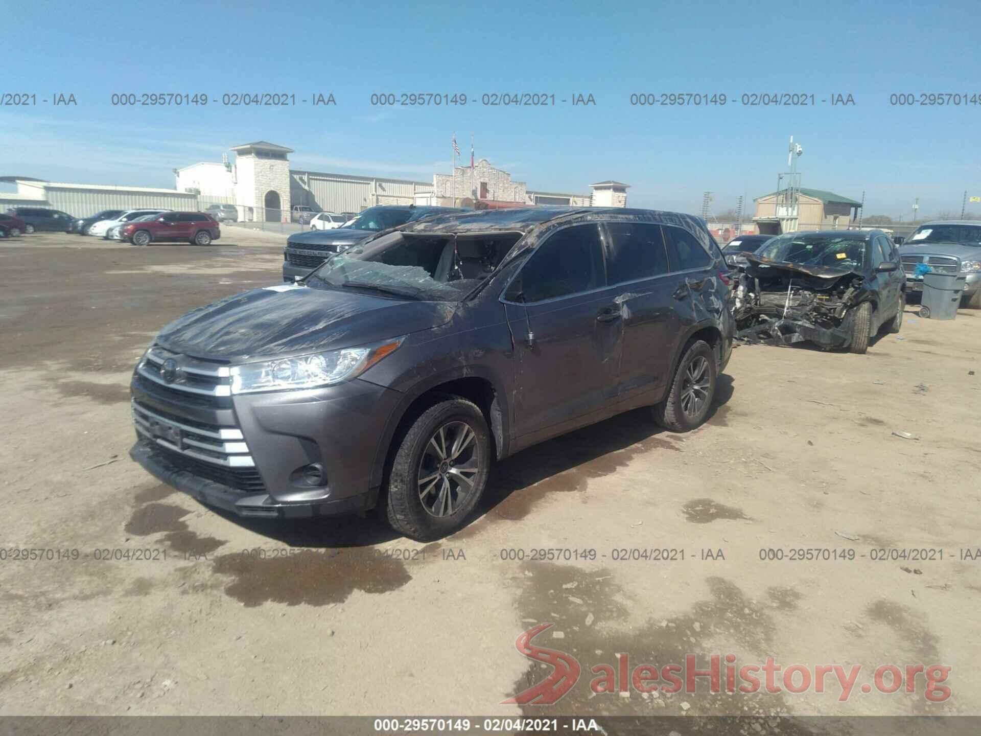 5TDZZRFH3HS234608 2017 TOYOTA HIGHLANDER